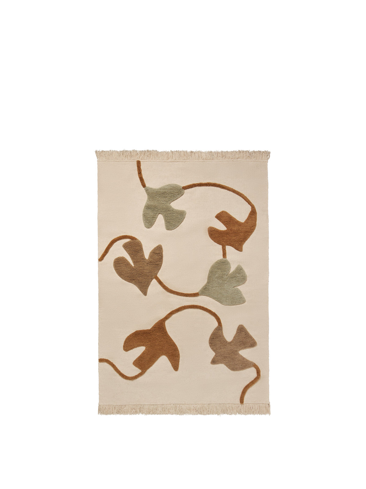 Swif Bird Wool Rug 140 x 200 in Multi präsentiert im Onlineshop von KAQTU Design AG. Teppich ist von Ferm Living