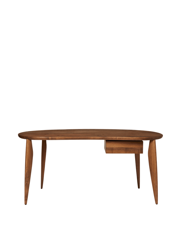 Feve Schreibtisch in Walnut präsentiert im Onlineshop von KAQTU Design AG. Schreibtisch ist von Ferm Living