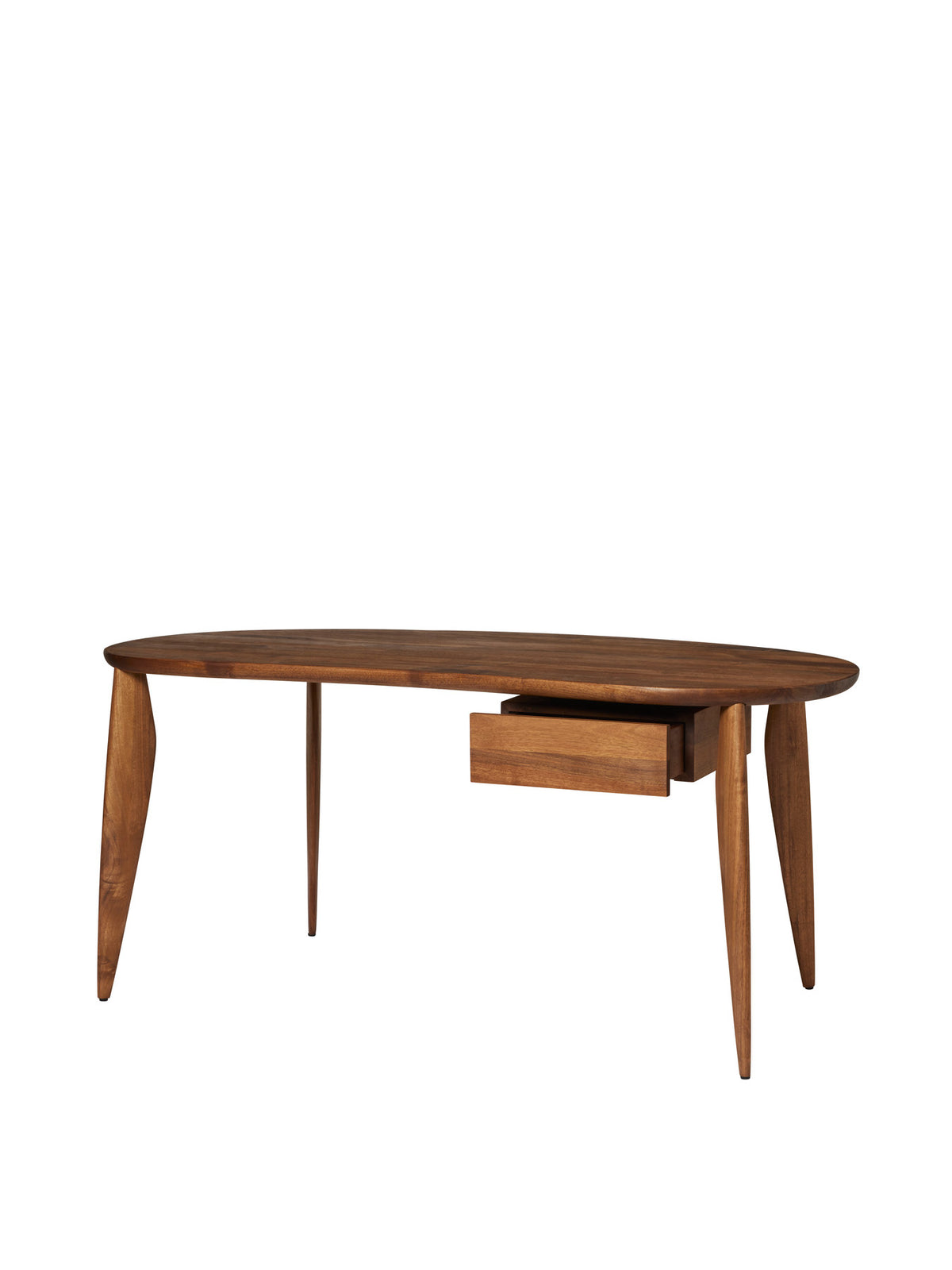 Feve Schreibtisch in Walnut präsentiert im Onlineshop von KAQTU Design AG. Schreibtisch ist von Ferm Living