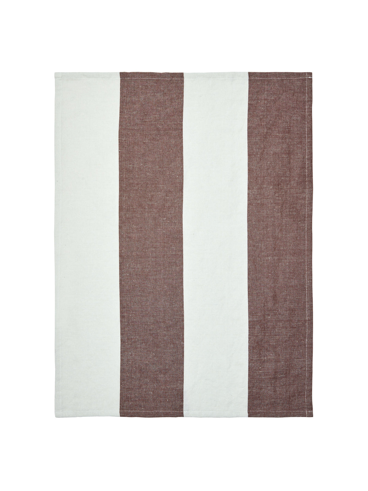 Hale Tea Towel in Chestnut/Frosted Lime präsentiert im Onlineshop von KAQTU Design AG. Küchentuch ist von Ferm Living