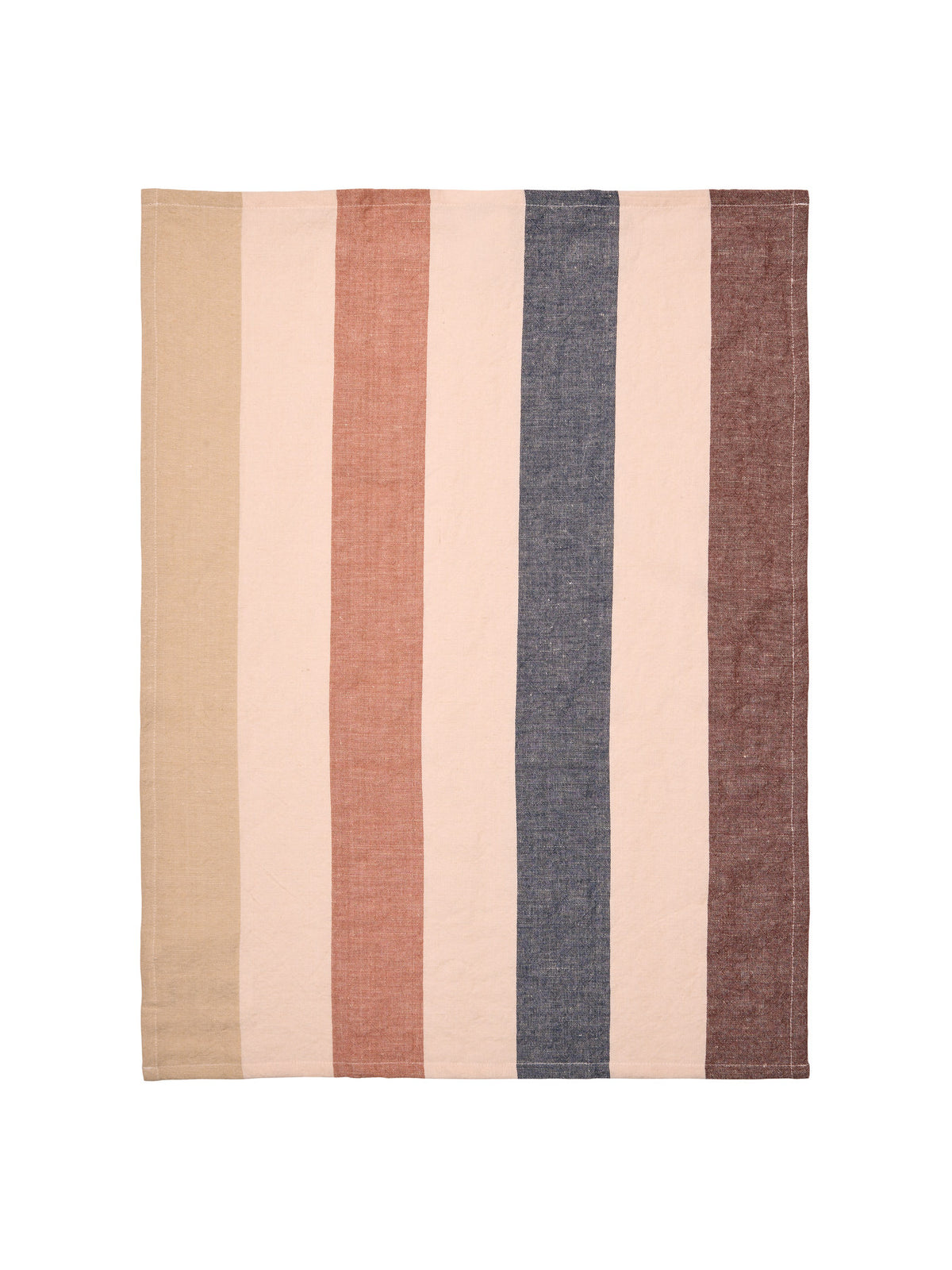 Hale Tea Towel Cashmere/Mocha/Indigo Blue in Cashmere/Mocha/Indigo Blue präsentiert im Onlineshop von KAQTU Design AG. Küchentuch ist von Ferm Living