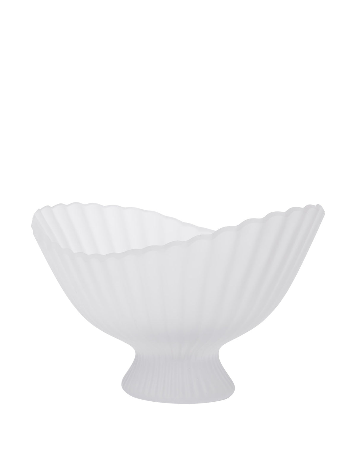 Fountain Glass Centrepiece in Frosted präsentiert im Onlineshop von KAQTU Design AG. Deko ist von Ferm Living