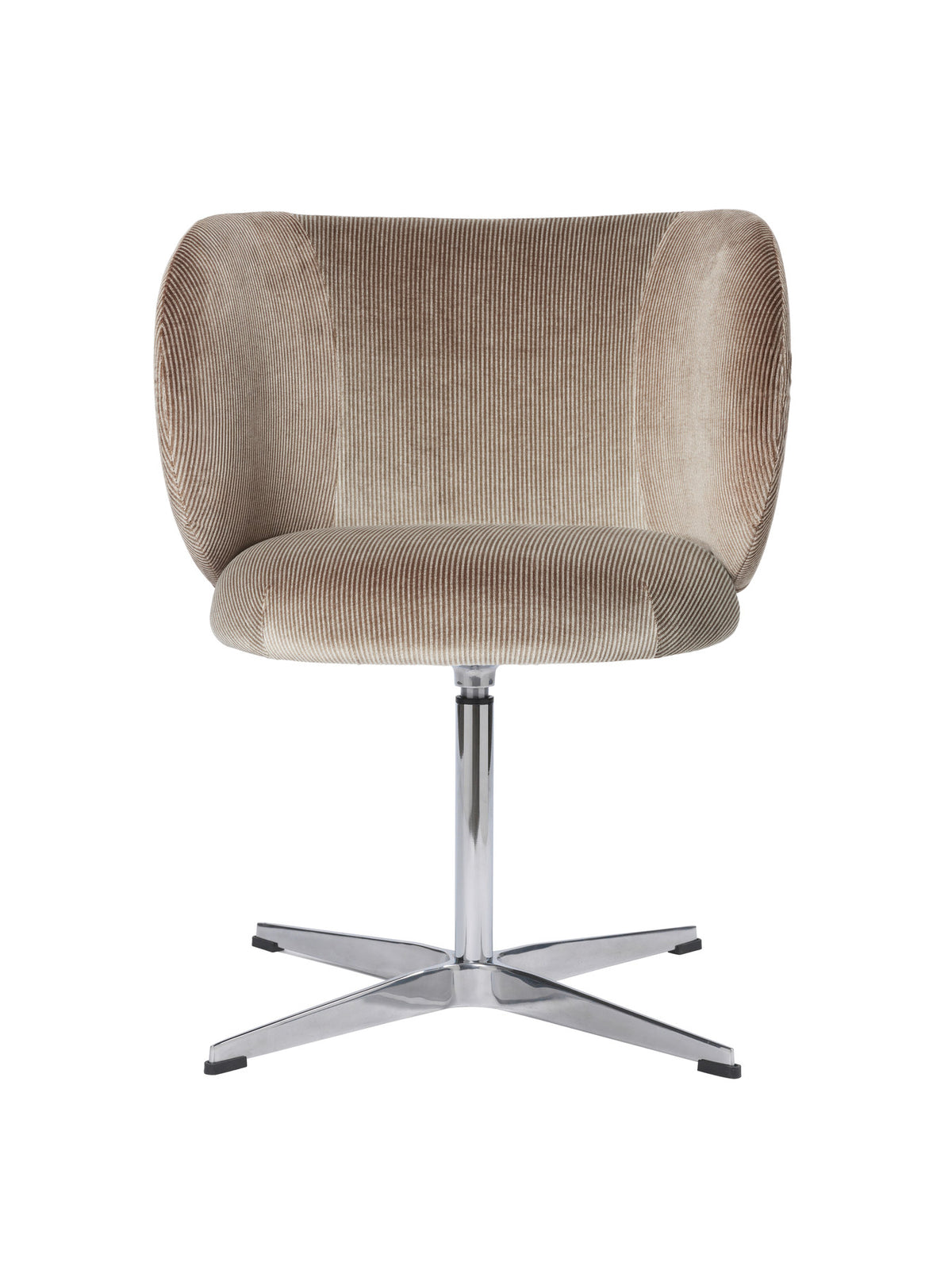 Drehstuhl Rico mit runden Formen und weichen Linien, Esszimmerstuhl von Ferm Living