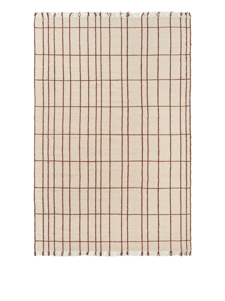 Sen Teppich 200 x 300 in Parchment/Chestnut präsentiert im Onlineshop von KAQTU Design AG. Teppich ist von Ferm Living