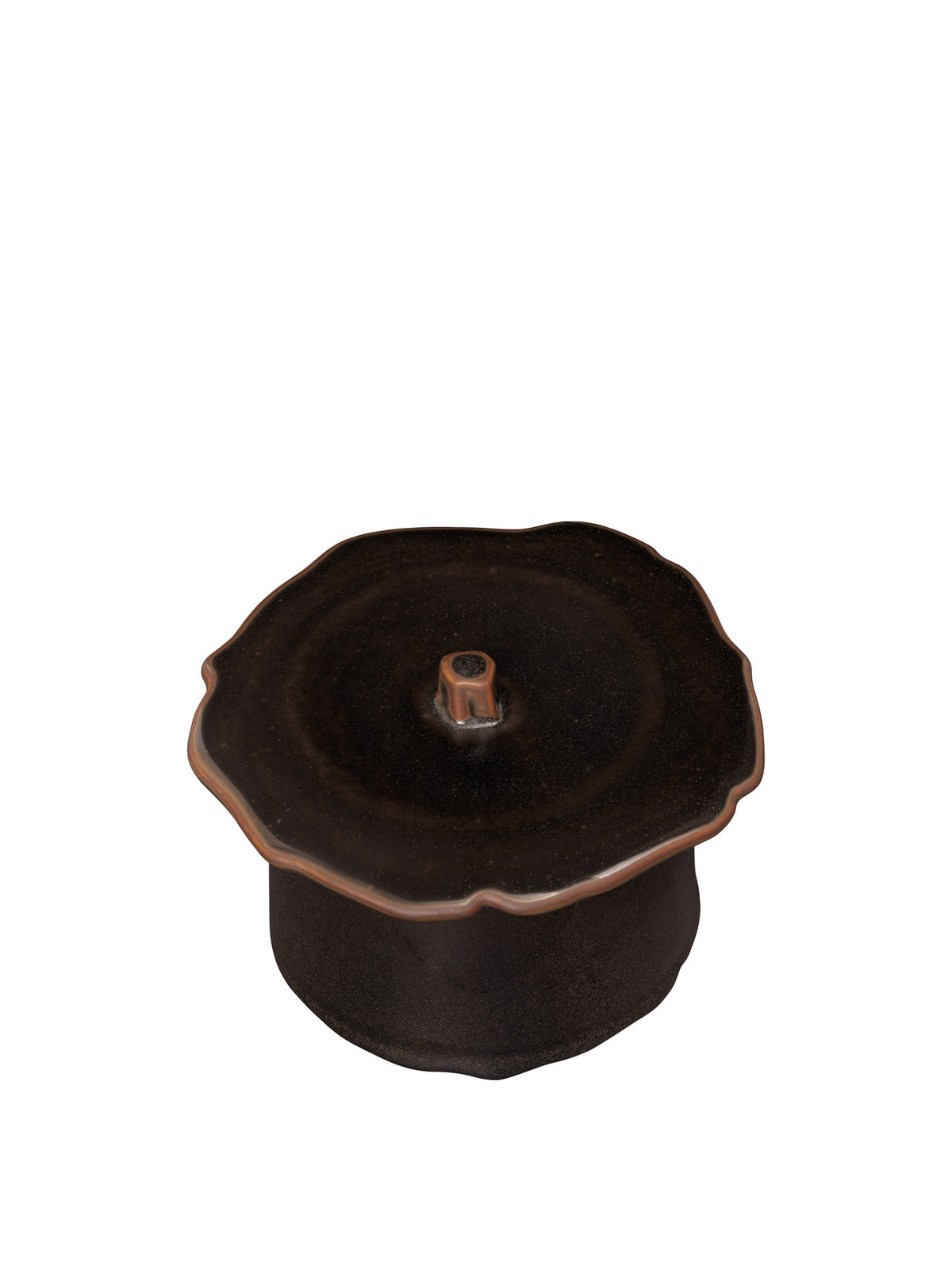 Marnen Jar H9 in Carob Brown präsentiert im Onlineshop von KAQTU Design AG. Vase ist von Ferm Living