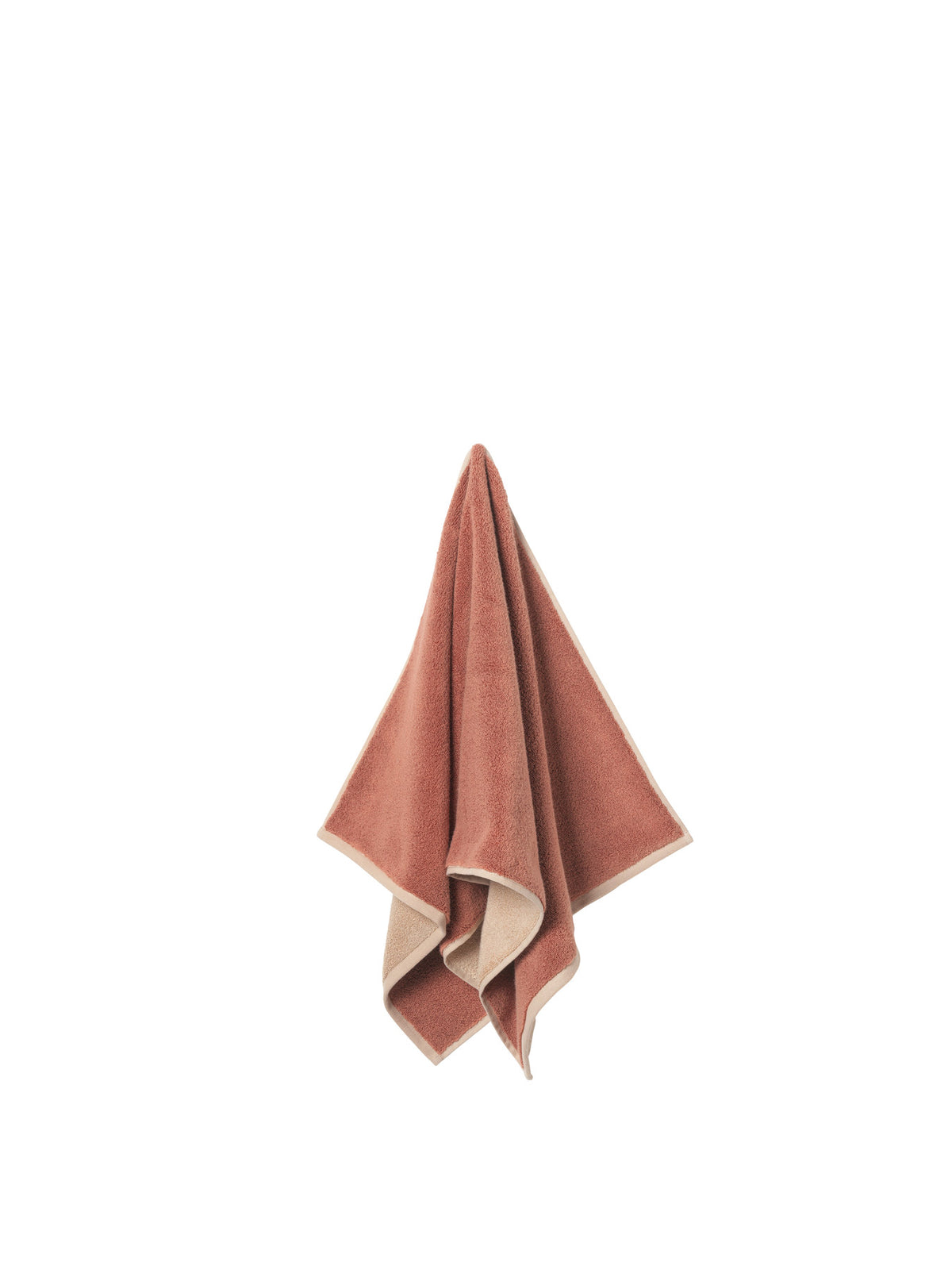 Ekko Handtuch in Mocha/Cashmere präsentiert im Onlineshop von KAQTU Design AG. Handtuch ist von Ferm Living