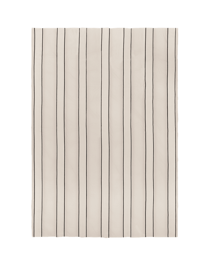 Twill Bettwäsche Single in Off-white/Black präsentiert im Onlineshop von KAQTU Design AG. Bettwäsche ist von Ferm Living