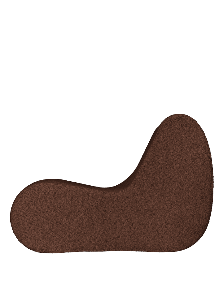 Elegantes Rouli Center Module in Chestnut Brown von Ferm Living, perfekt für stilvolle Outdoor-Lounges und gemütliche Gartenbereiche.