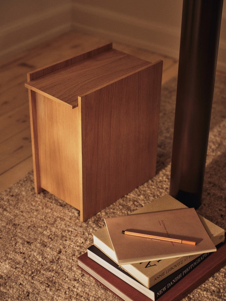 Eleganter Seifa Teppich in Oat Melange, 140 x 200 cm, von Ferm Living – ideal für stilvolle Wohnräume.