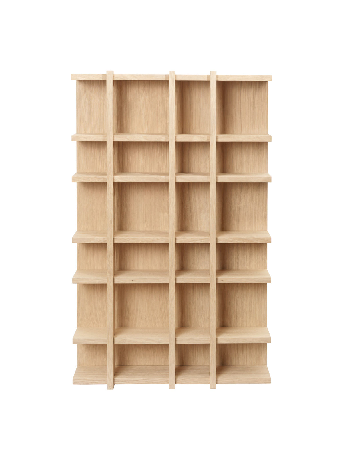 Tilem Wandregal 4x6 in Natur Eichenfurnier präsentiert im Onlineshop von KAQTU Design AG. Wandregal ist von Ferm Living
