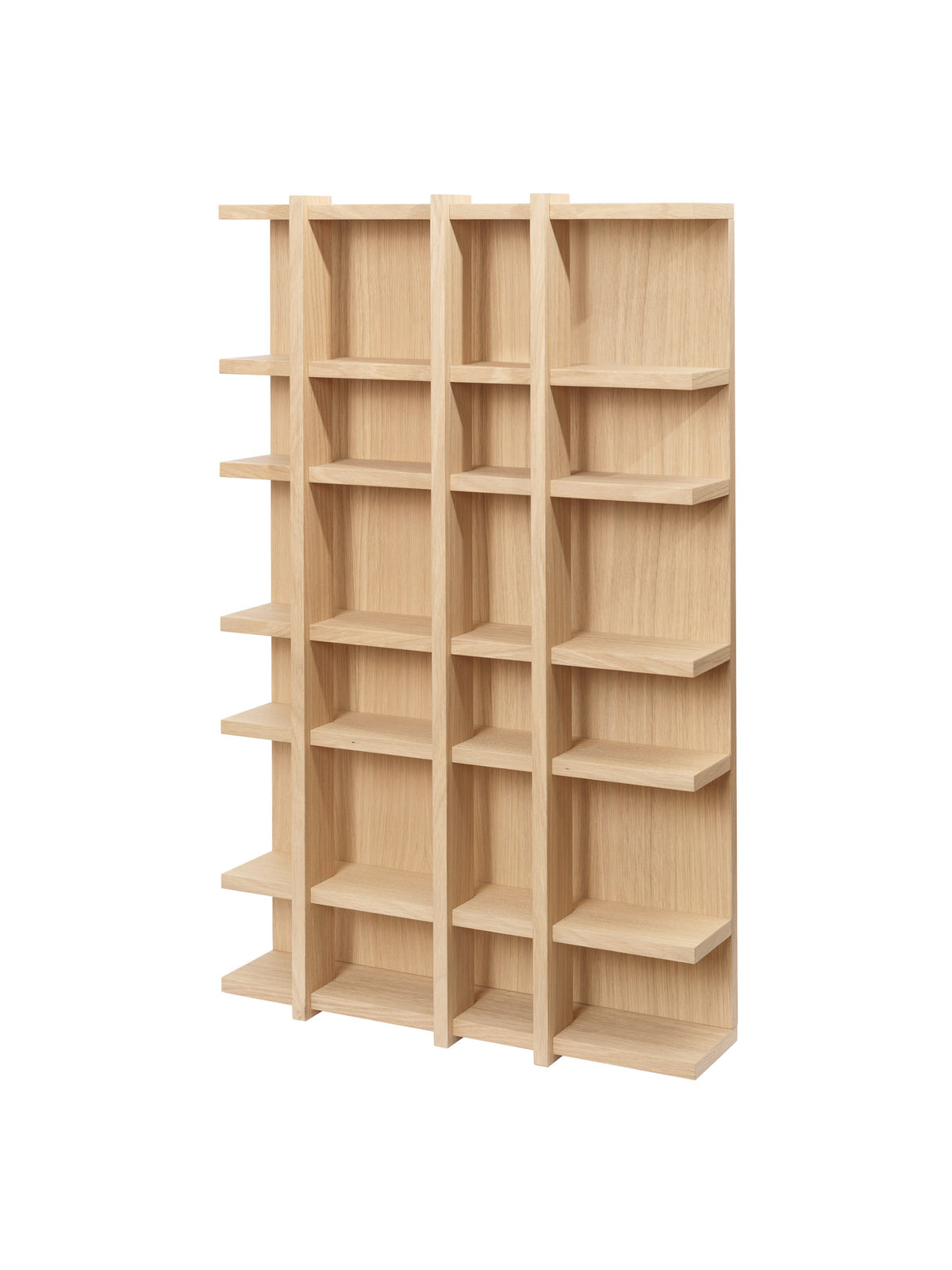 Tilem Wandregal 4x6 in Natur Eichenfurnier präsentiert im Onlineshop von KAQTU Design AG. Wandregal ist von Ferm Living