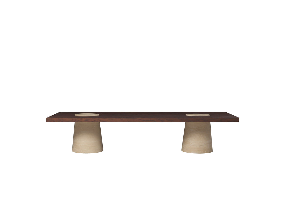 Grova Couchtisch Travertine in Travertin präsentiert im Onlineshop von KAQTU Design AG. Couchtisch ist von Ferm Living