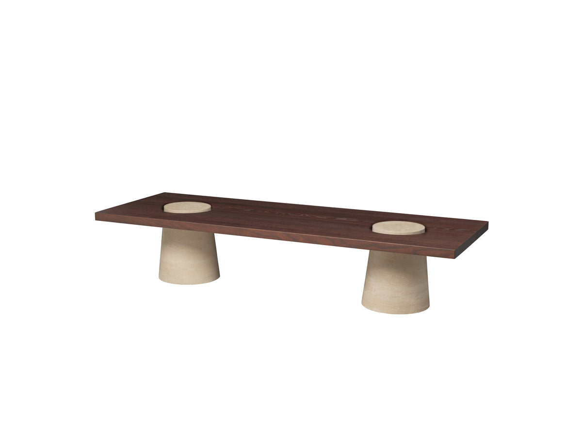 Grova Couchtisch Travertine in präsentiert im Onlineshop von KAQTU Design AG. Couchtisch ist von Ferm Living