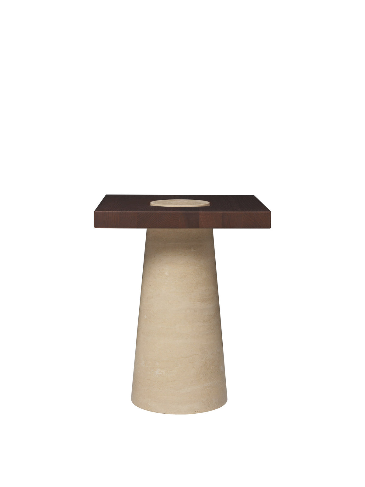 Grova Beistelltisch hoch in Travertin präsentiert im Onlineshop von KAQTU Design AG. Beistelltisch ist von Ferm Living