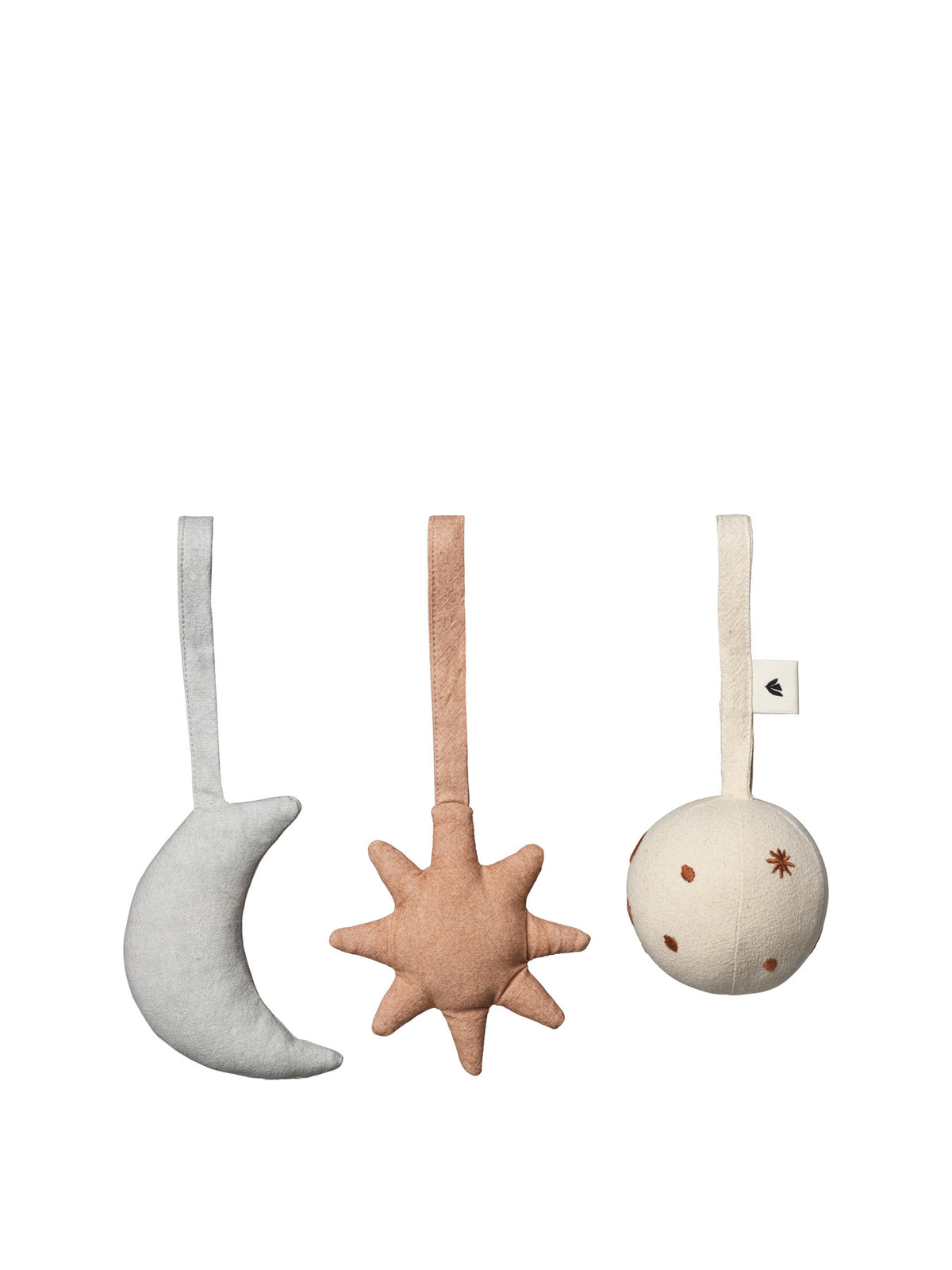 Skye Baby Toys Set of 3 in Rose präsentiert im Onlineshop von KAQTU Design AG. Spielzeug ist von Ferm Living