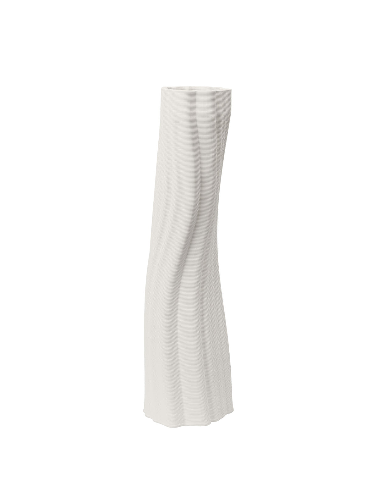 Rylith Floor Vase H70 in Off-White präsentiert im Onlineshop von KAQTU Design AG. Vase ist von Ferm Living
