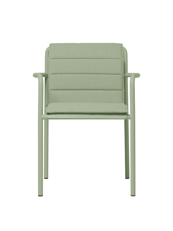 Dapple Kissen für Esszimmerstuhl in Tea Green von Ferm Living, ideal für Gartenmöbel, bietet Komfort und stilvolles Design.