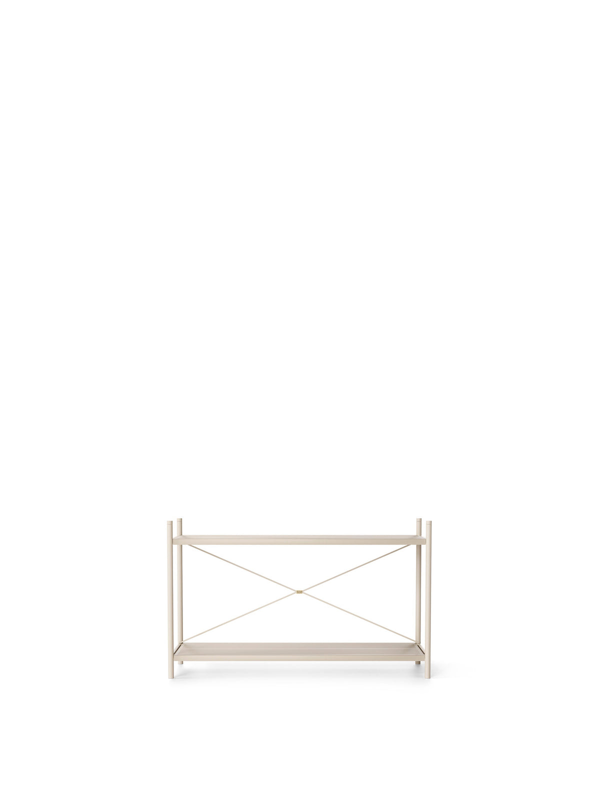 Punctual Regalsystem -Leiter 2 Stufen in Grau präsentiert im Onlineshop von KAQTU Design AG. Regalsystem Einzelteile ist von Ferm Living