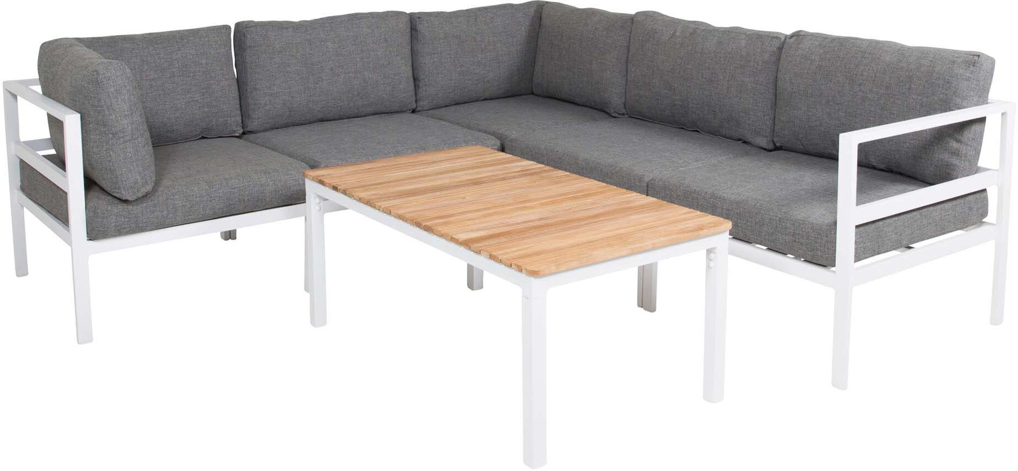 Copacabana Sofagarnitur V3 in Natur, Weiss präsentiert im Onlineshop von KAQTU Design AG. Loungeset ist von Venture Home