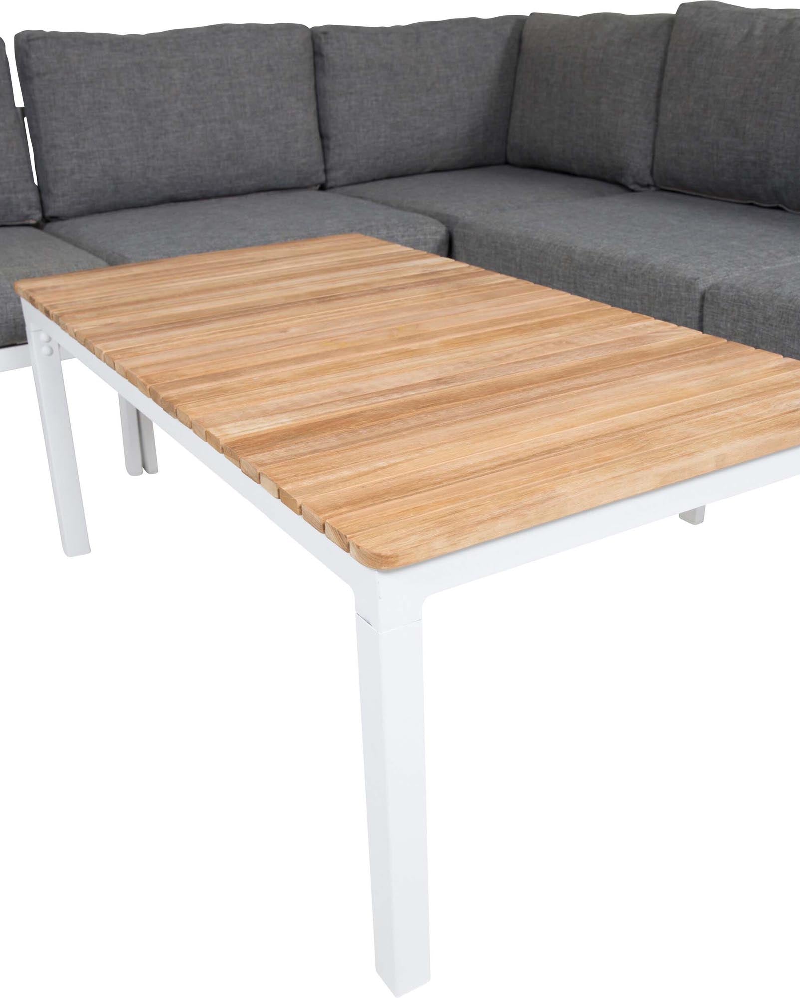 Copacabana Sofagarnitur V3 in Natur, Weiss präsentiert im Onlineshop von KAQTU Design AG. Loungeset ist von Venture Home