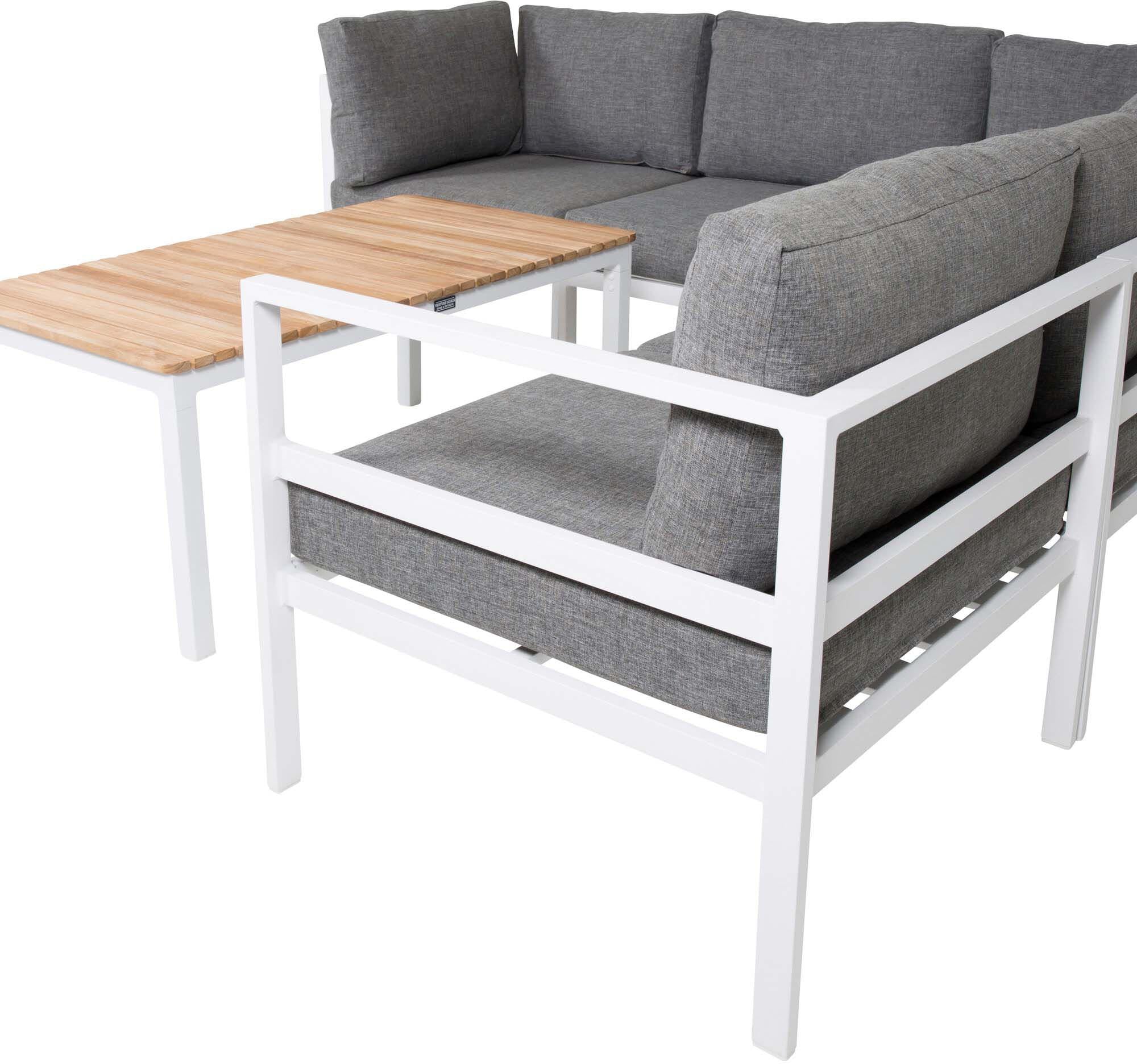 Copacabana Sofagarnitur V3 in Natur, Weiss präsentiert im Onlineshop von KAQTU Design AG. Loungeset ist von Venture Home