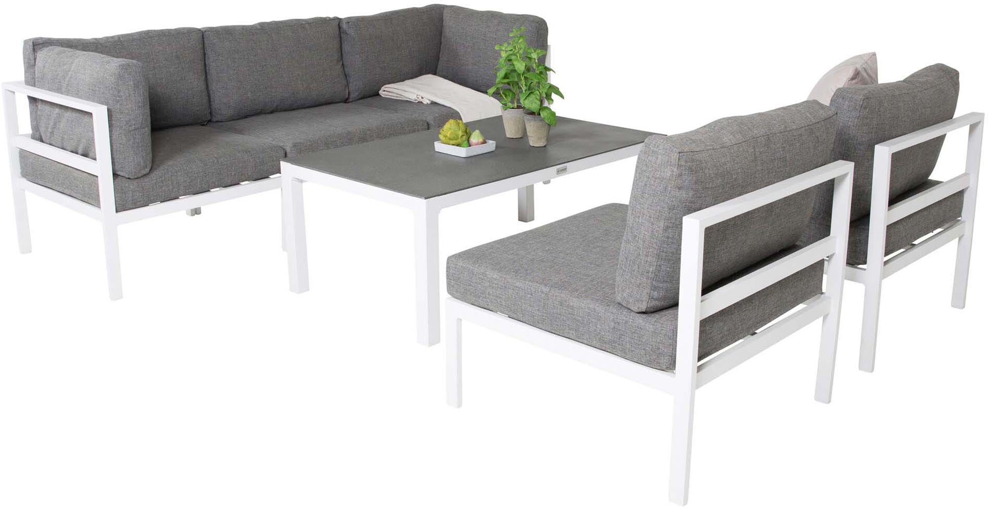 Elegante Copacabana V4 Sofagarnitur für Ihren Gartentraum.