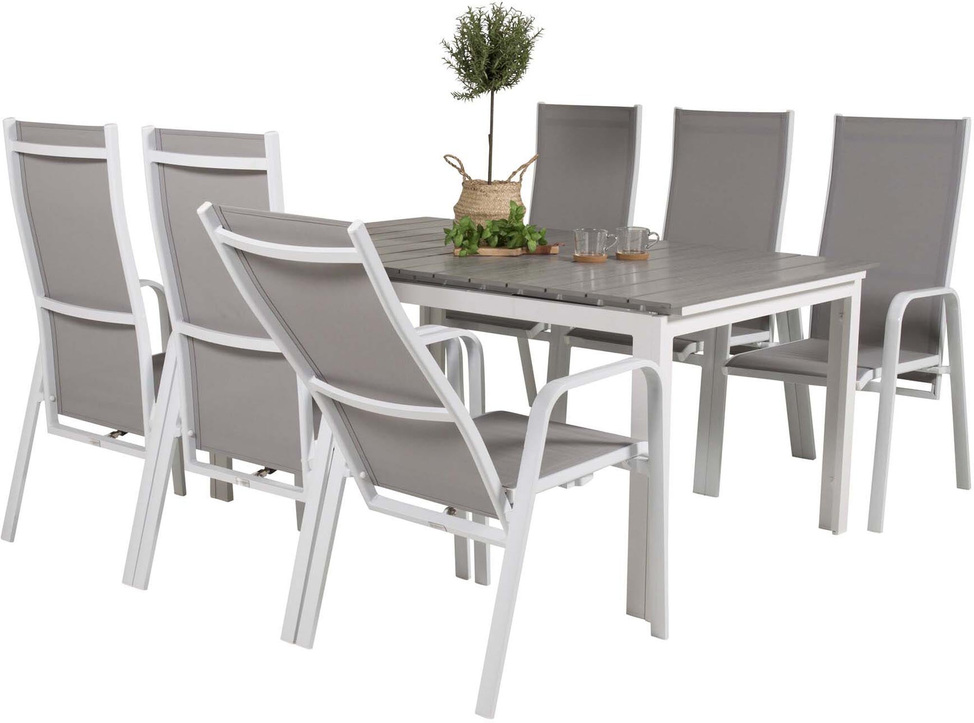 Entdecke das ausziehbare Levels Outdoor Tischset Copacabana – ideal für gesellige Runden im Garten oder auf der Terrasse.