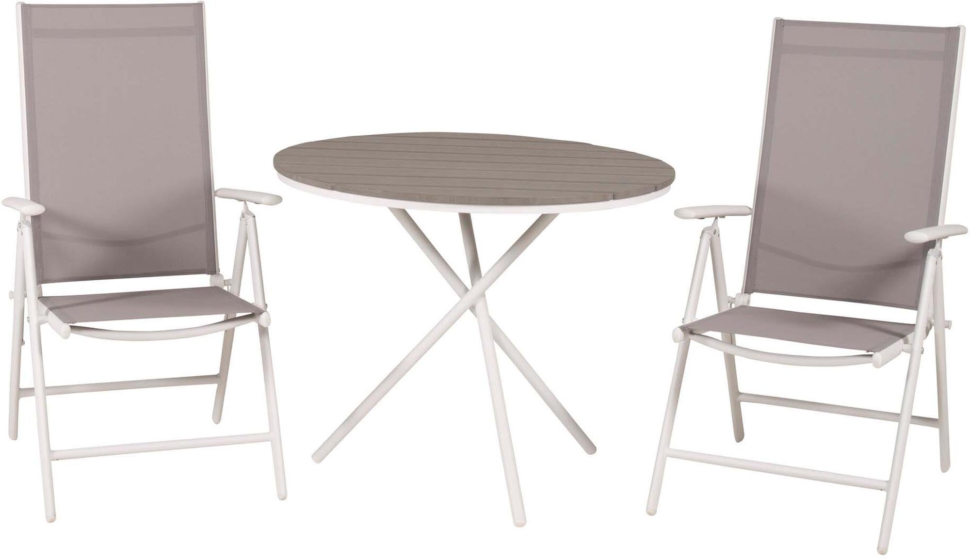 Entdecken Sie das Parma Outdoor-Tischset + Break ⌀90cm/2St. von Venture Home – ideal für Garten und Terrasse, langlebig und stilvoll.