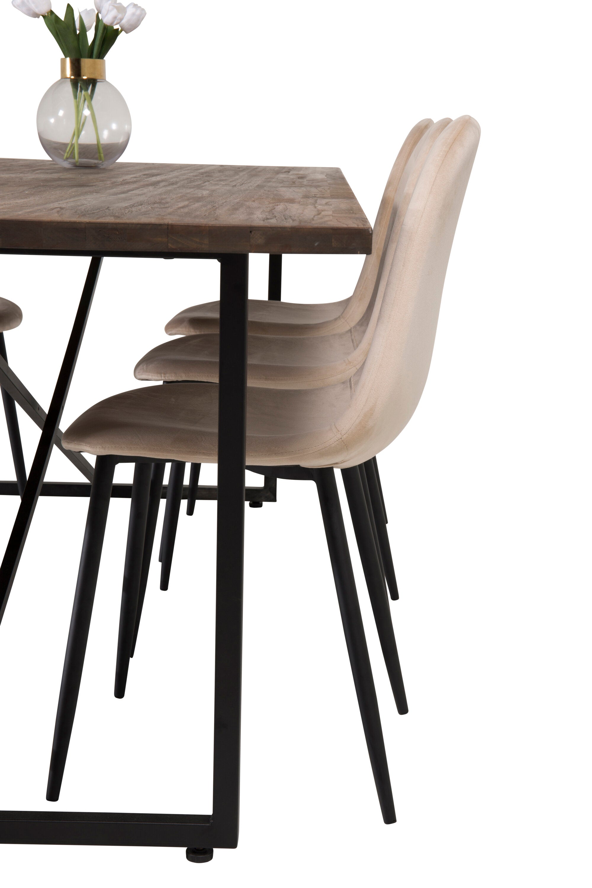 Padang Rechteckiges Essensset in präsentiert im Onlineshop von KAQTU Design AG. Esszimmerset ist von Venture Home