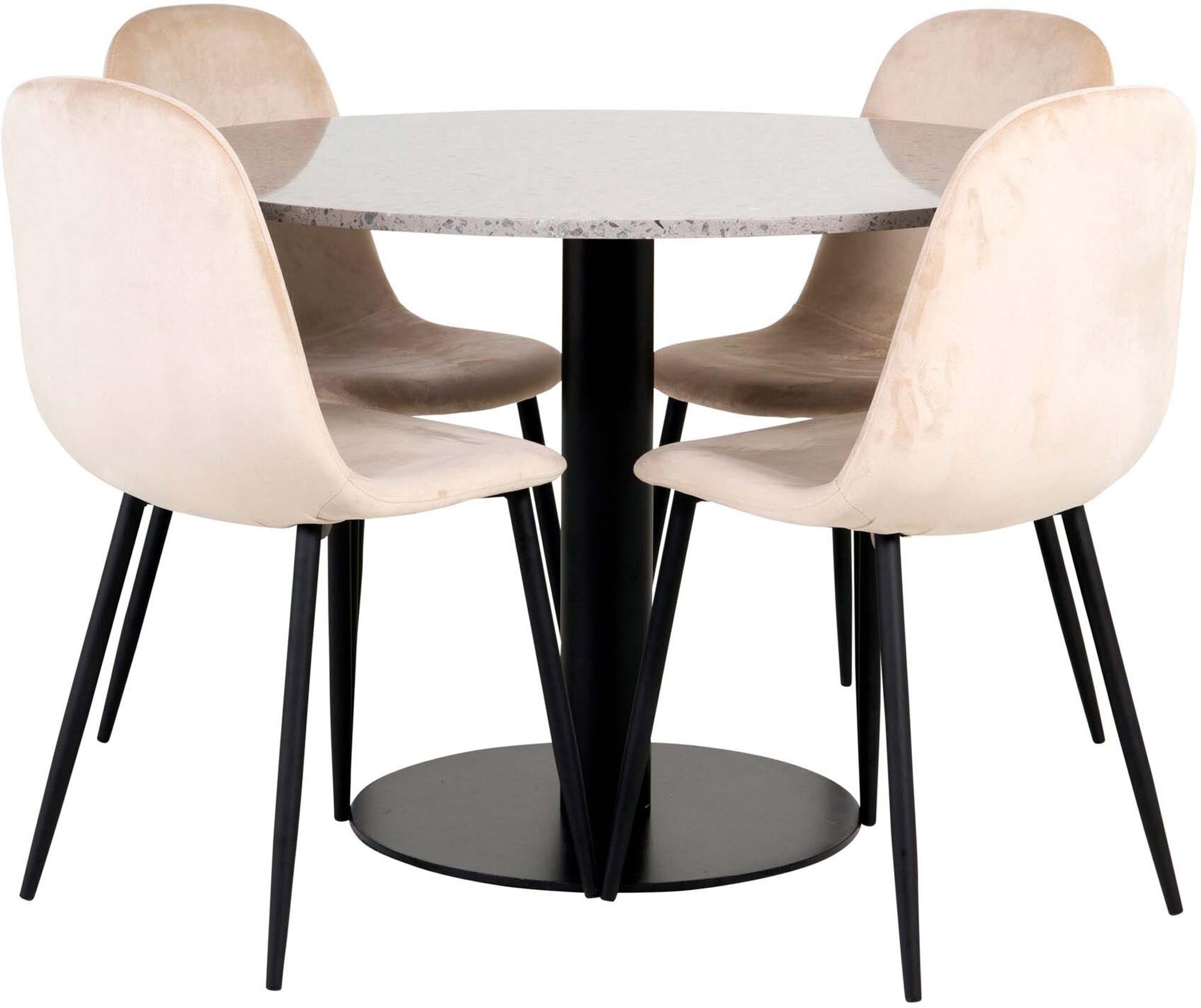 Elegantes Razzia Esszimmerset: Skandinavische Ästhetik für Ihr Zuhause.