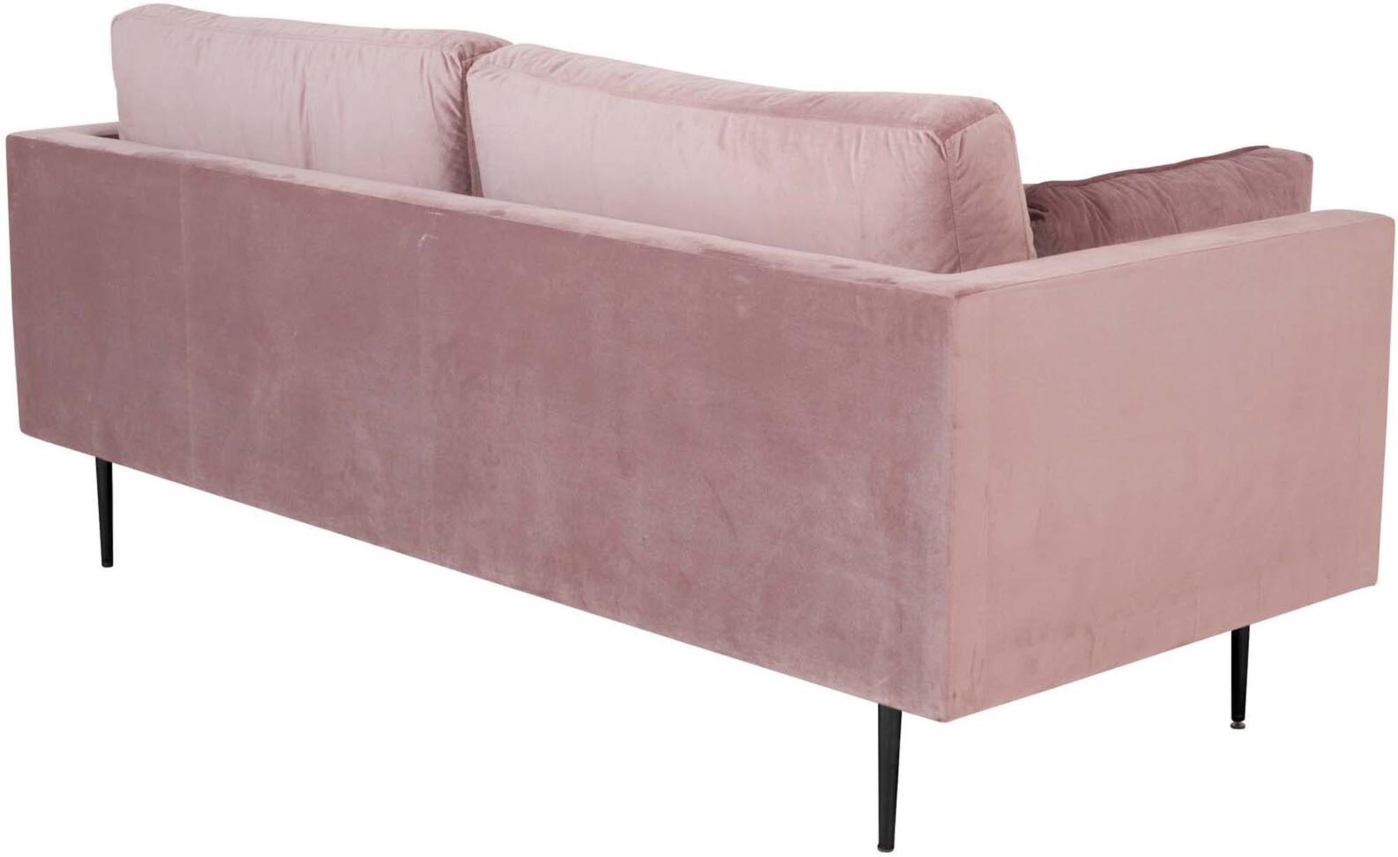 Boom Sofa in Altrosa/Schwarz präsentiert im Onlineshop von KAQTU Design AG. 3er Sofa ist von Venture Home