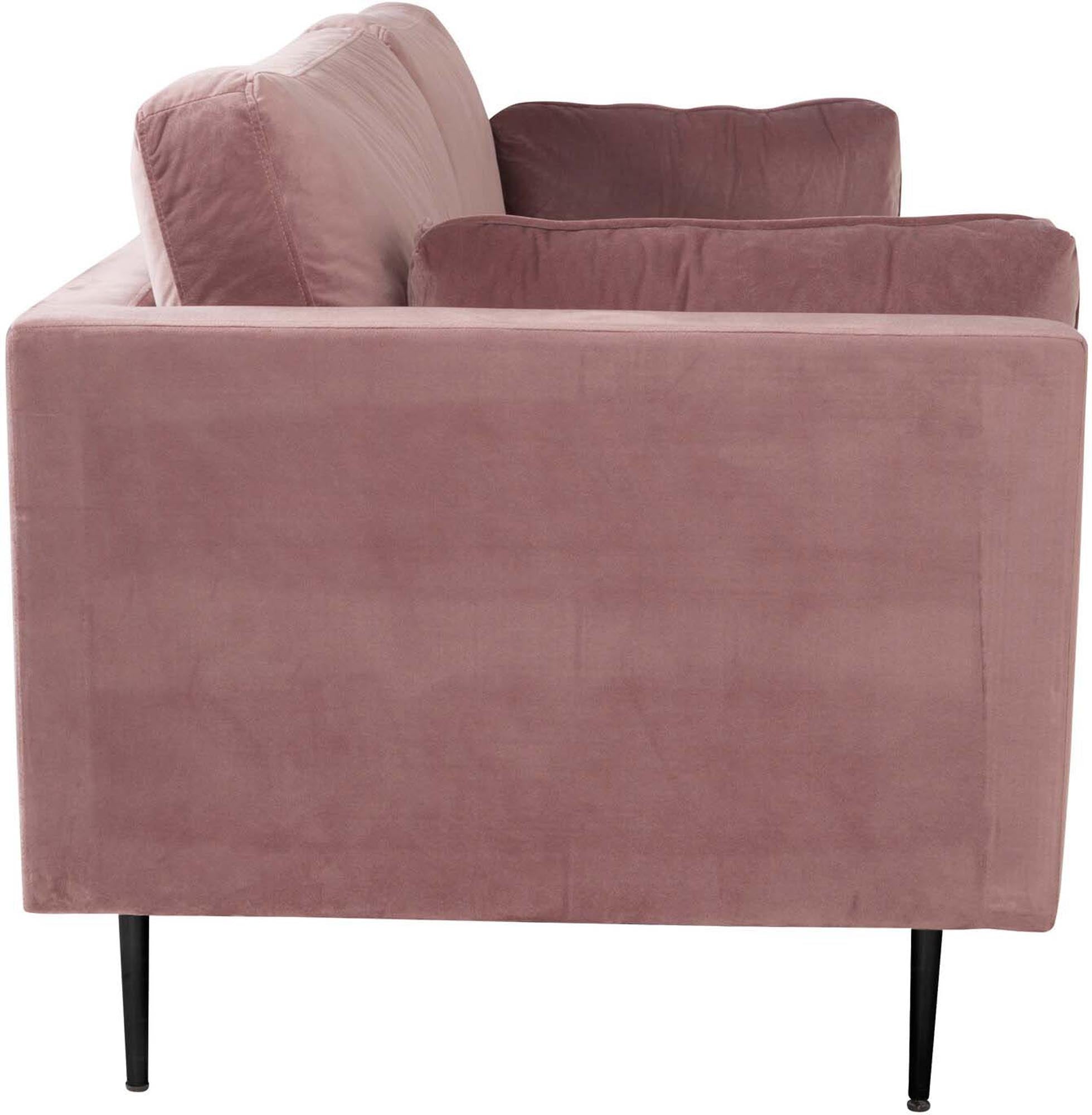 Boom Sofa in Altrosa/Schwarz präsentiert im Onlineshop von KAQTU Design AG. 3er Sofa ist von Venture Home