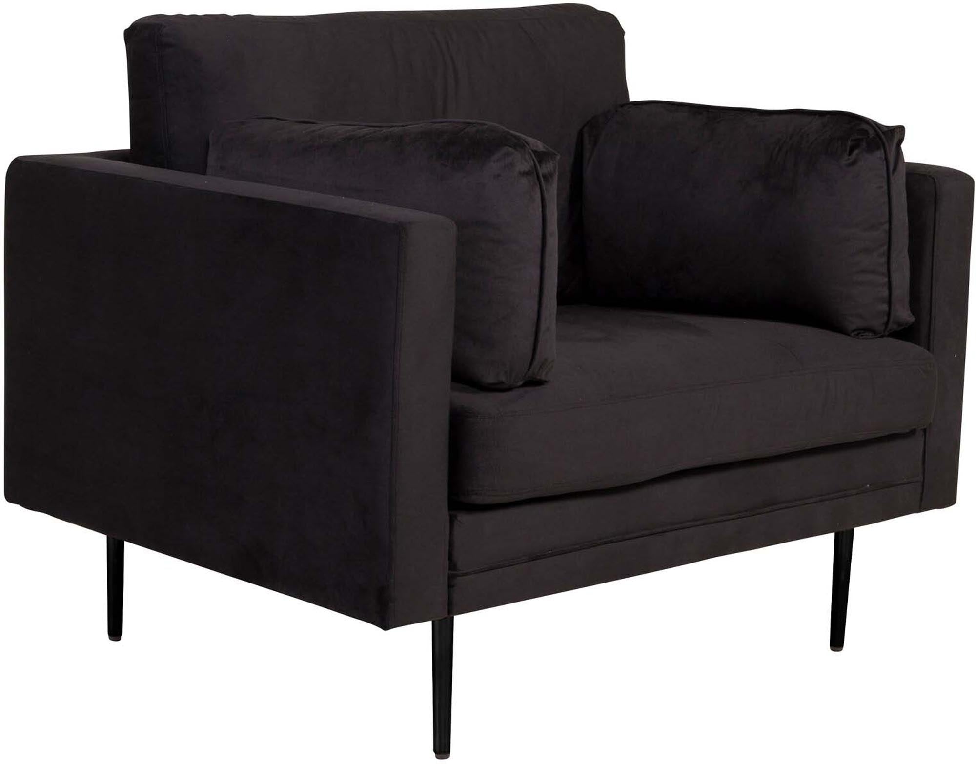 Stylischer Boom Sessel von Venture Home: Luxuriöser Samt, luftige Optik und vielseitige Gestaltung für Ihr Zuhause.