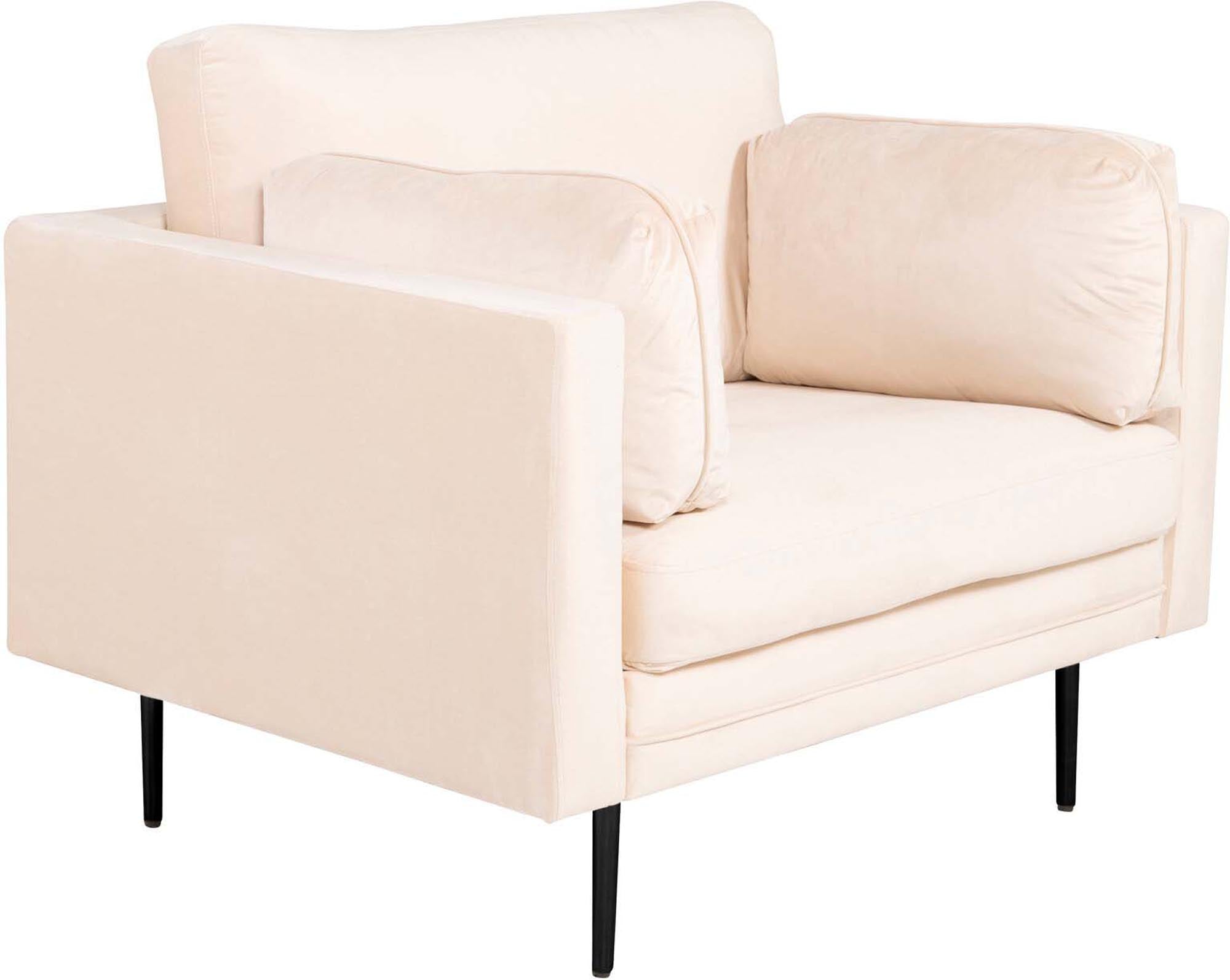 Entdecken Sie den Boom Sessel von Venture Home: Luxuriöser Samt, modernes Design und vielseitige Gestaltungsmöglichkeiten für Ihr stilvolles Zuhause.