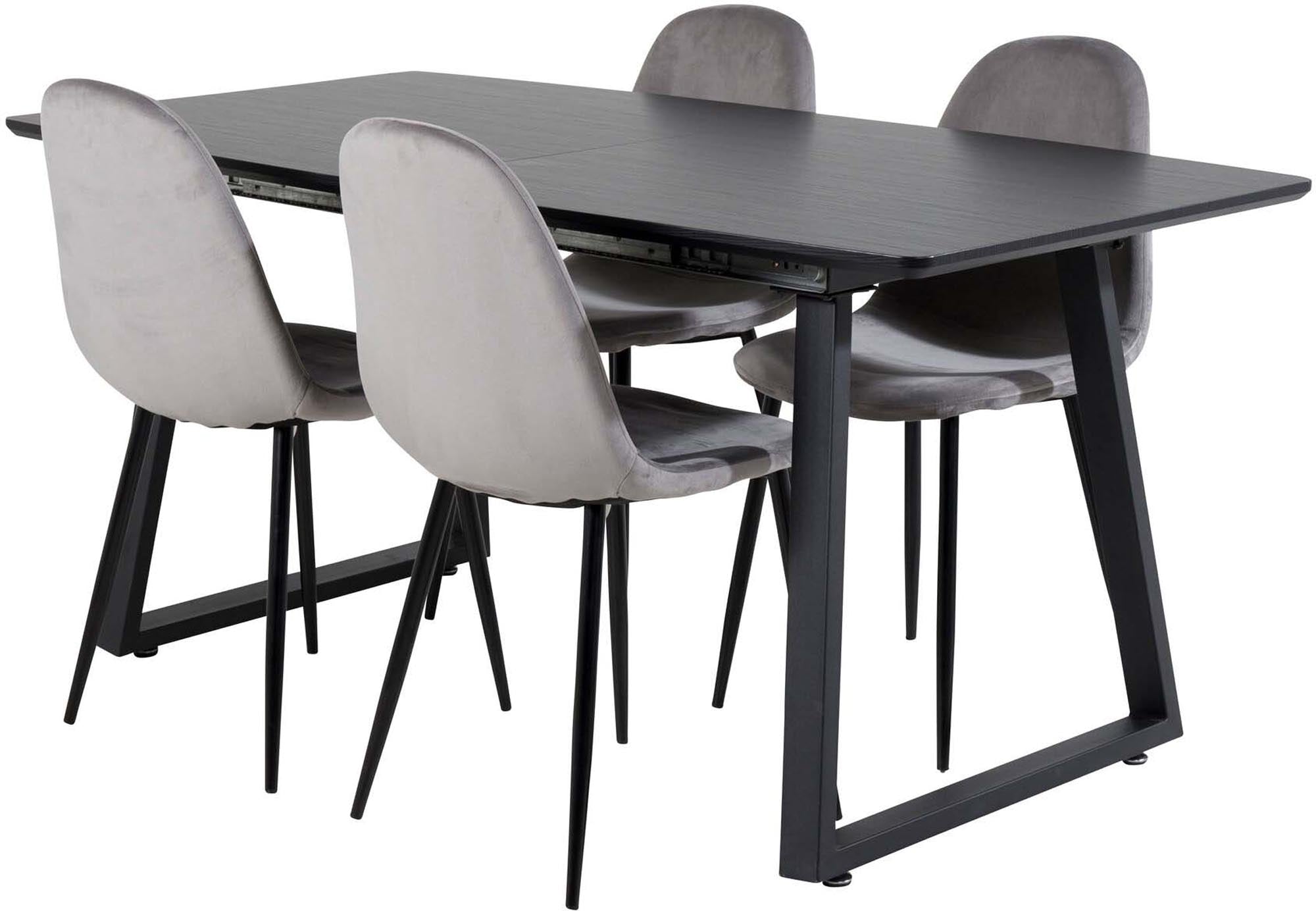 Inca Esszimmerset (Polar): Modernes, ausziehbares Design für unvergessliche Familienfeiern und stilvolle Dinnerabende.