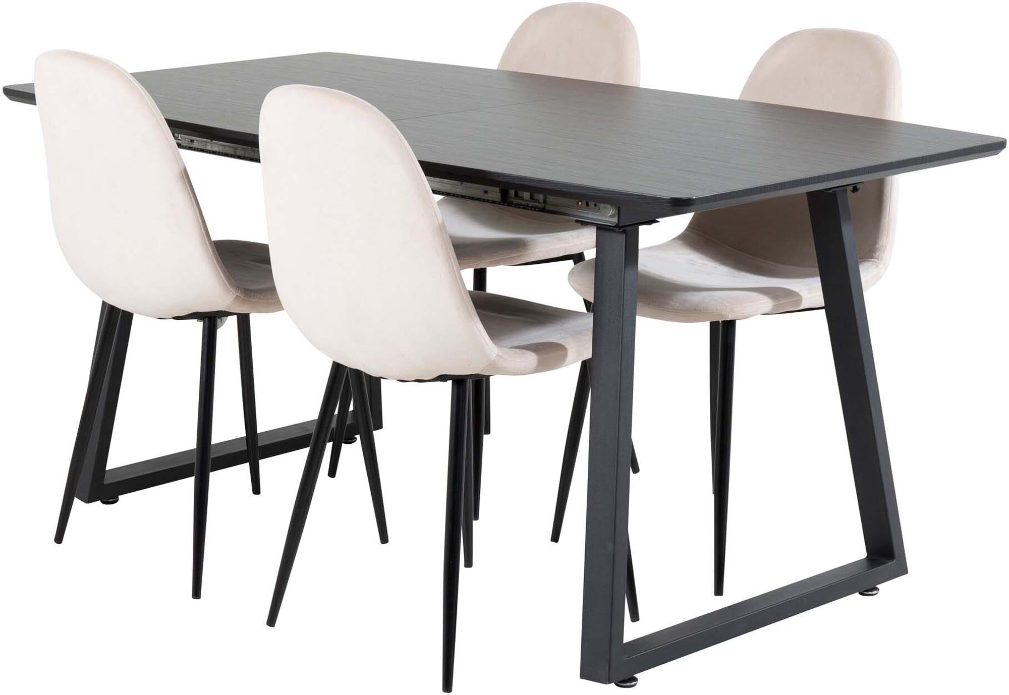 Inca Esszimmerset (Polar): Modernes, ausziehbares Design für unvergessliche Familienfeiern und stilvolle Dinnerabende.