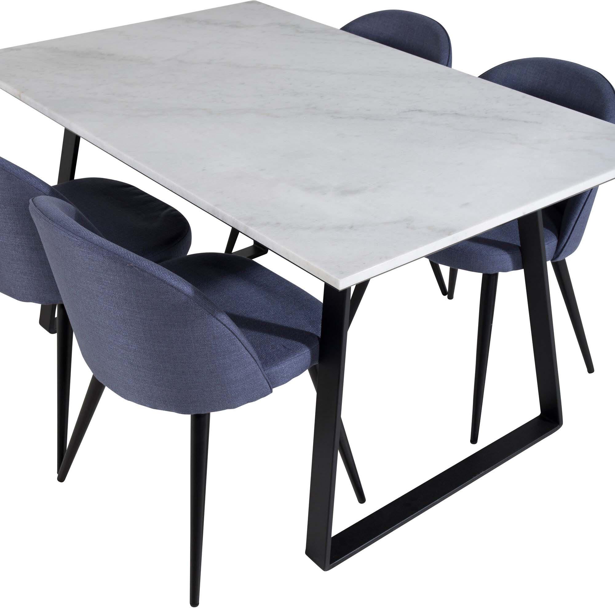 Entdecken Sie das Estelle Esszimmerset von Venture Home: Ein harmonisches Zusammenspiel aus modernem Design und rustikaler Eleganz, ideal für gesellige Runden.