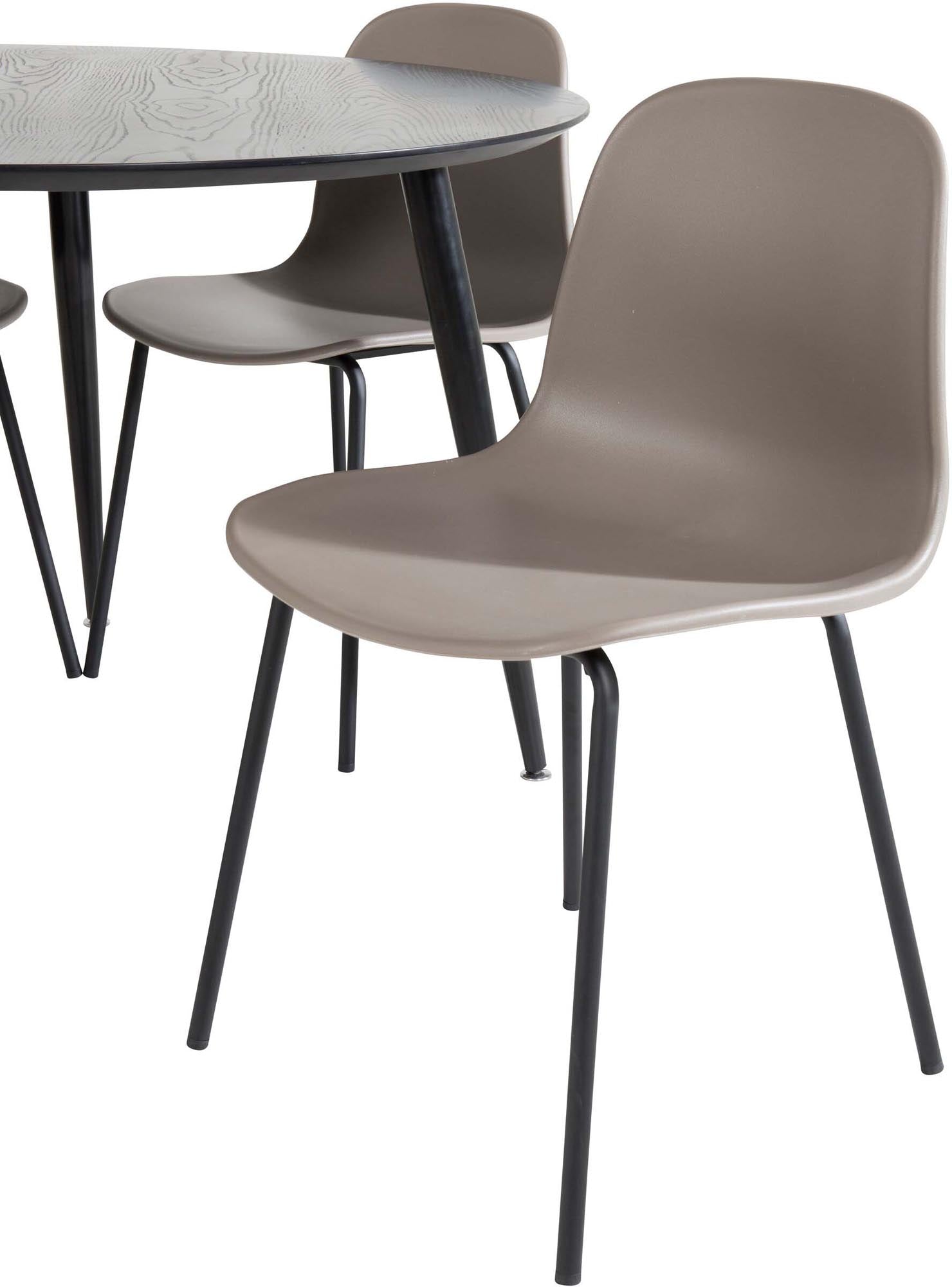 Modernes Dipp Esszimmerset + Arctic: Stilvoller Esstisch und bequeme Stühle für gesellige Abende. Ideal für Ihr Esszimmer!