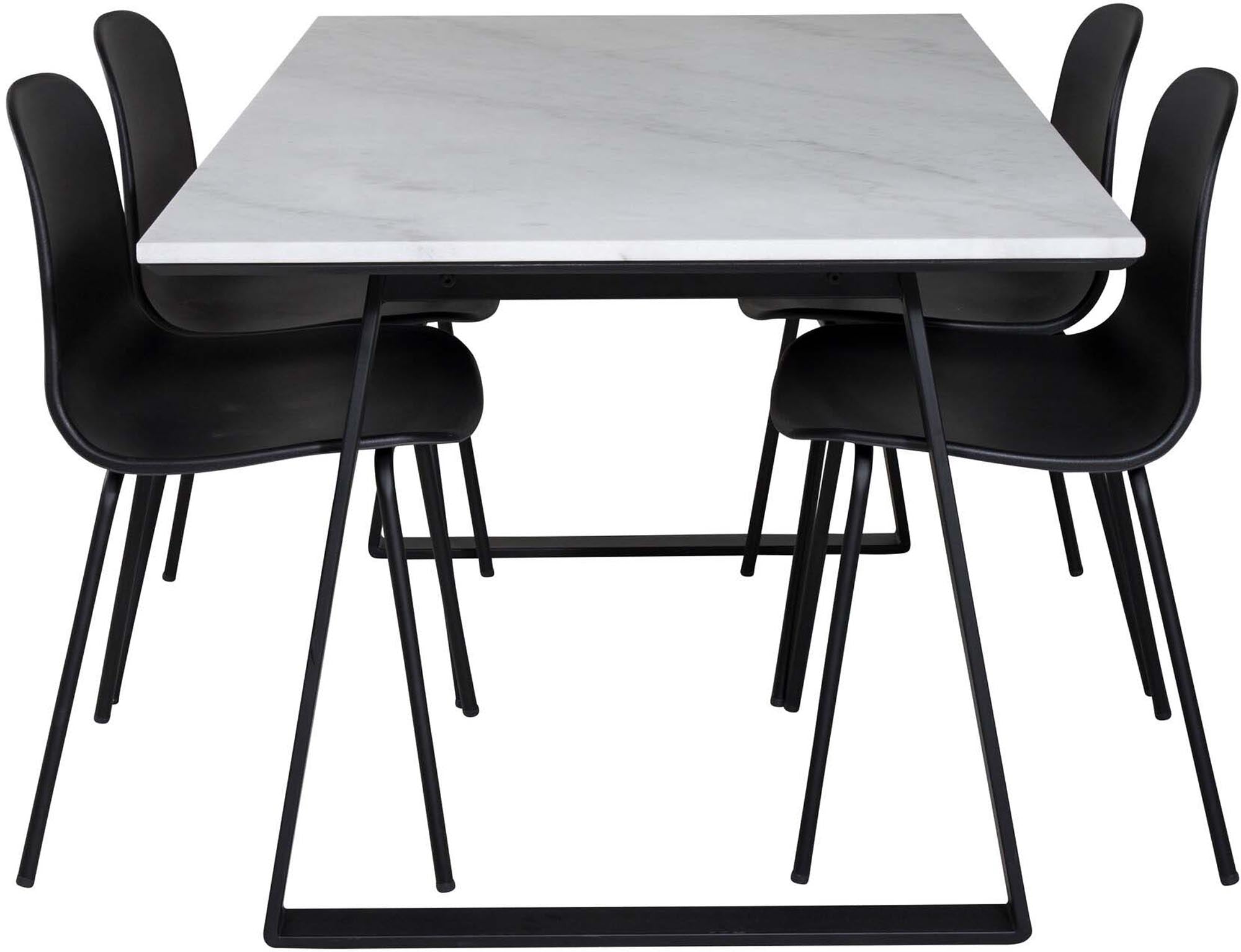 Entdecken Sie das Estelle Esszimmerset + Arctic 140cm/4St. von Venture Home – modernes Design, Komfort und Langlebigkeit für Ihr Esszimmer.