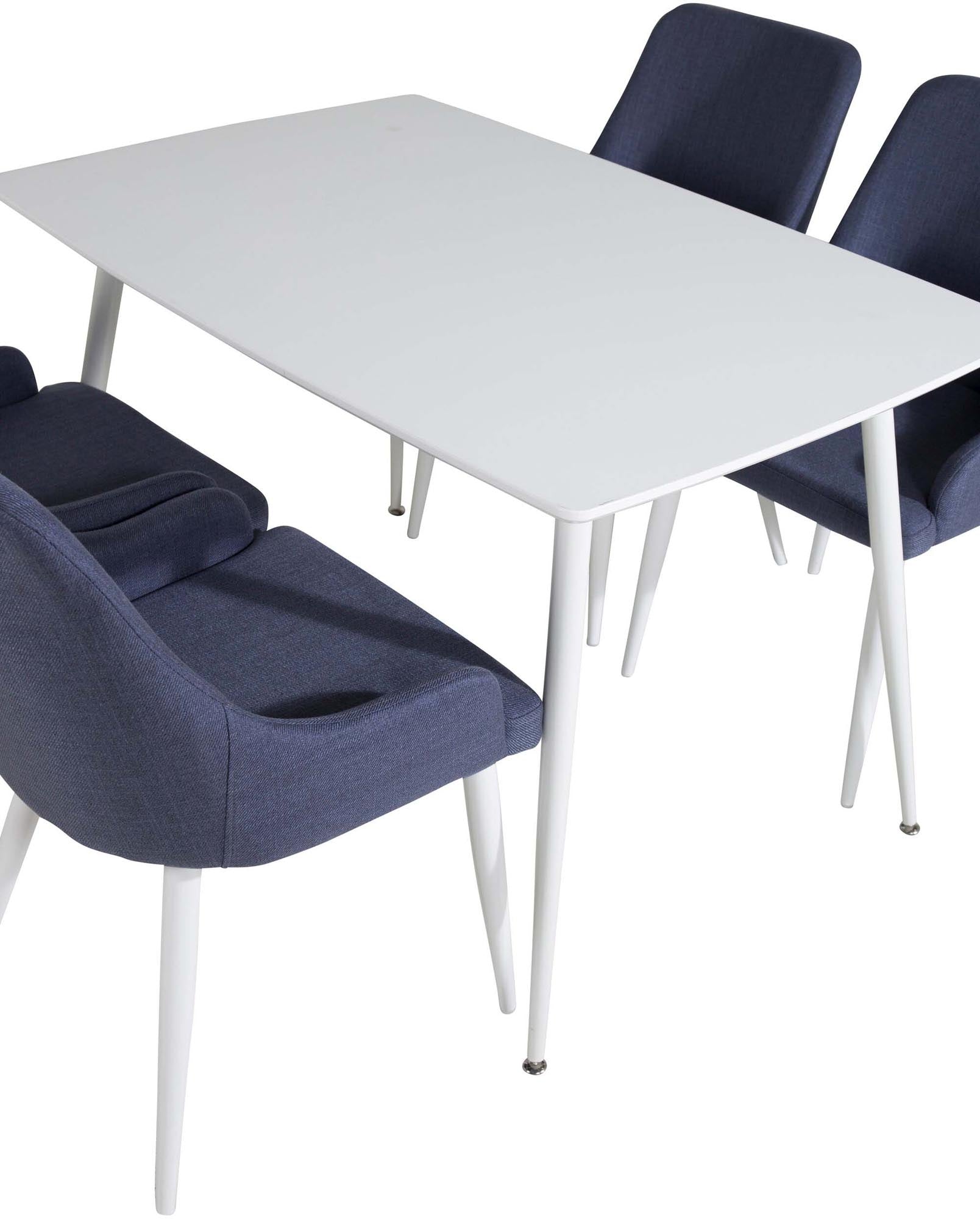 Polar Esszimmerset + Plaza 120cm/4St. in Blau Weiss präsentiert im Onlineshop von KAQTU Design AG. Esszimmerset ist von Venture Home