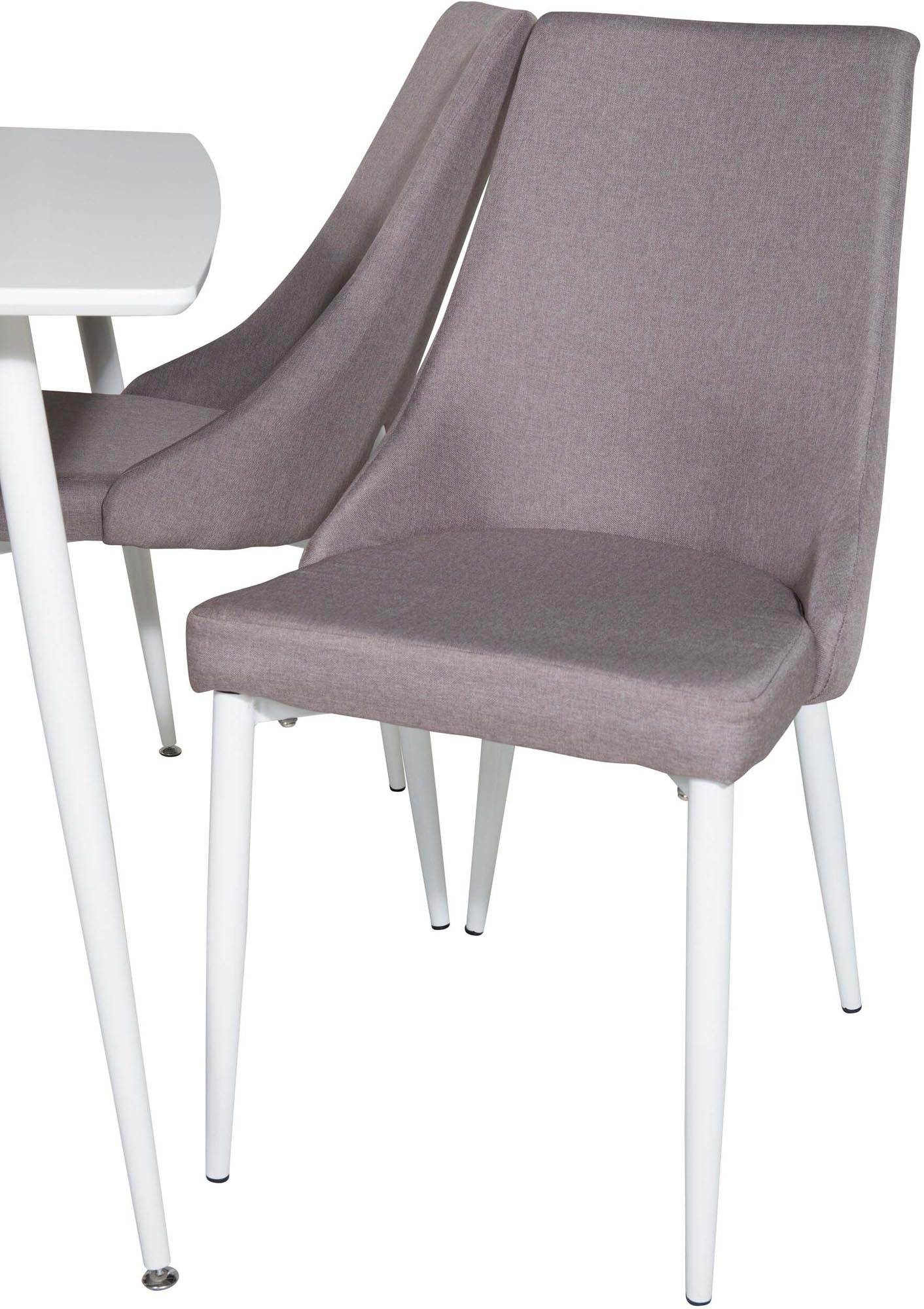 Stilvolles Polar Esszimmerset mit 4 Stühlen, 120cm Tisch, Venture Home.