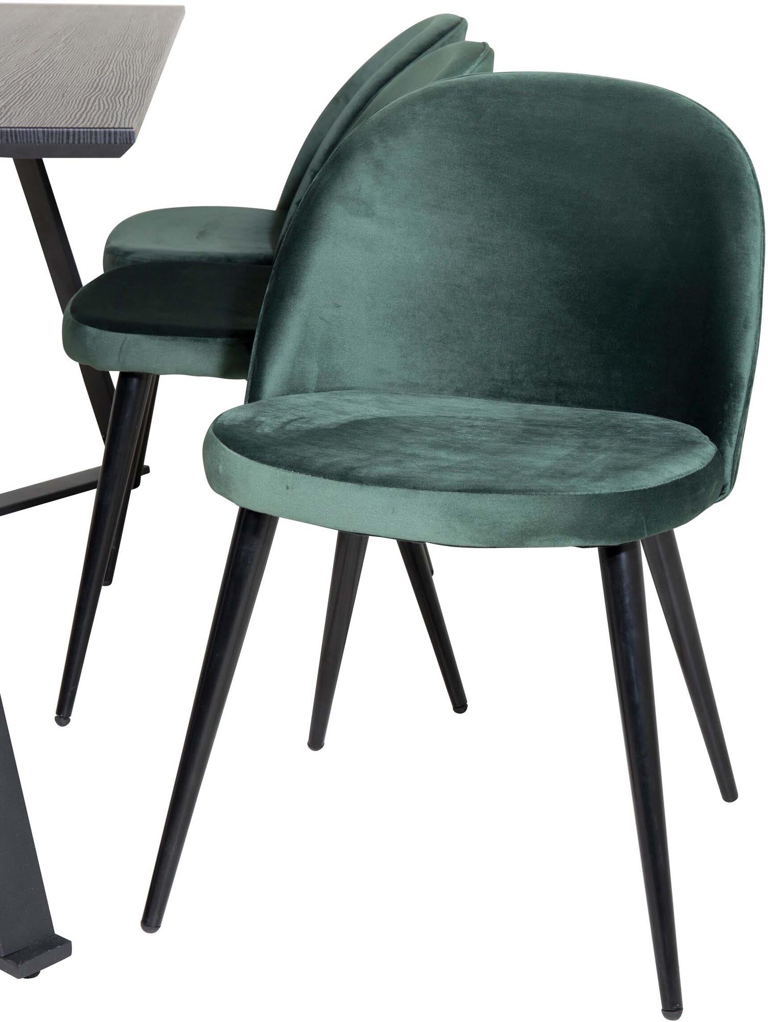 Entdecken Sie das Marina Esszimmerset Velvet 180cm/6St. von Venture Home – der perfekte Mix aus modernem Design, Komfort und Funktionalität für gesellige Anlässe.