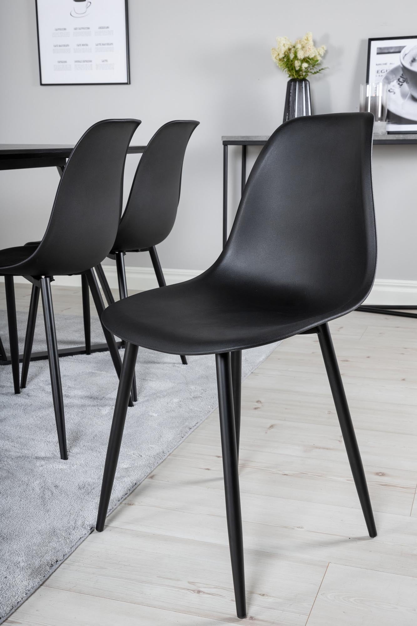 Elegantes Esszimmerset mit 180 cm Tisch und 6 Stühlen, modernes Design, ideal für stilvolle und komfortable Wohnräume.