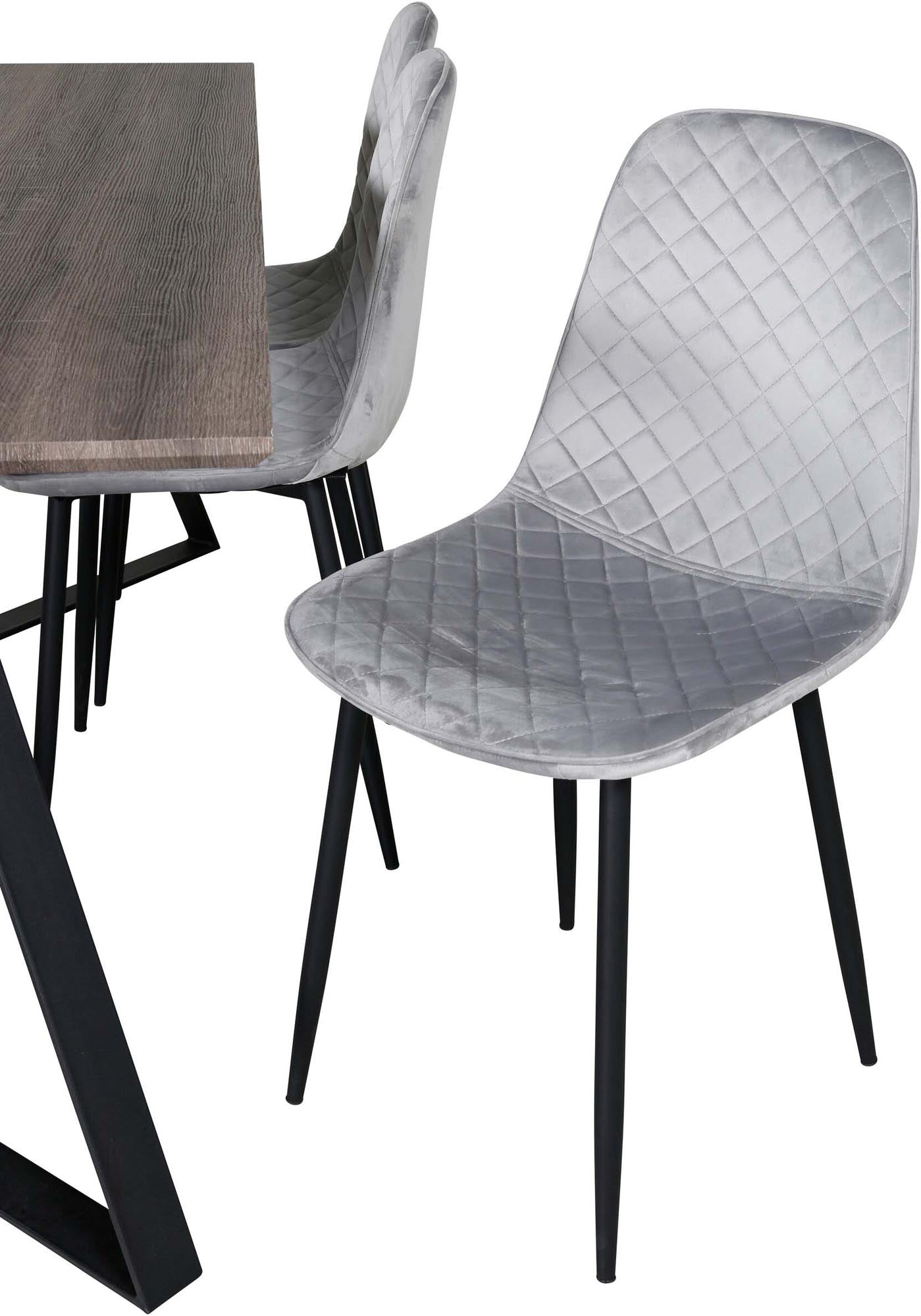 Marina Esszimmerset: 180cm Tisch mit 6 Stühlen, modernes Design, ideal für ein elegantes und stilvolles Esszimmer.