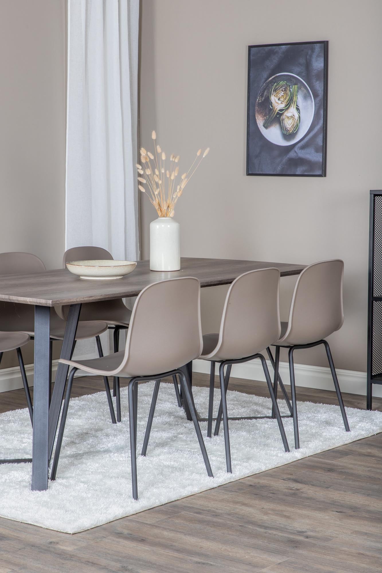 Elegantes Esszimmerset Marina Arctic 180cm für stilvolle Dinnerabende.