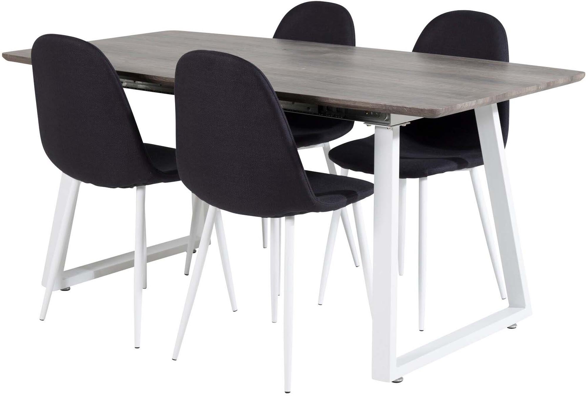 Entdecken Sie das Inca Esszimmerset (Polar) von Venture Home: Stilvolles, erweiterbares Design für gesellige Abende und gemütliche Familienessen.