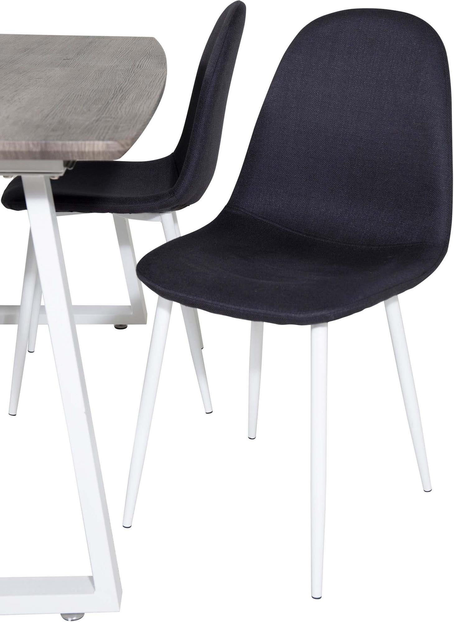 Erleben Sie das Inca Esszimmerset (Polar) von Venture Home: Modernes, ausziehbares Design für unvergessliche Momente mit Familie und Freunden.