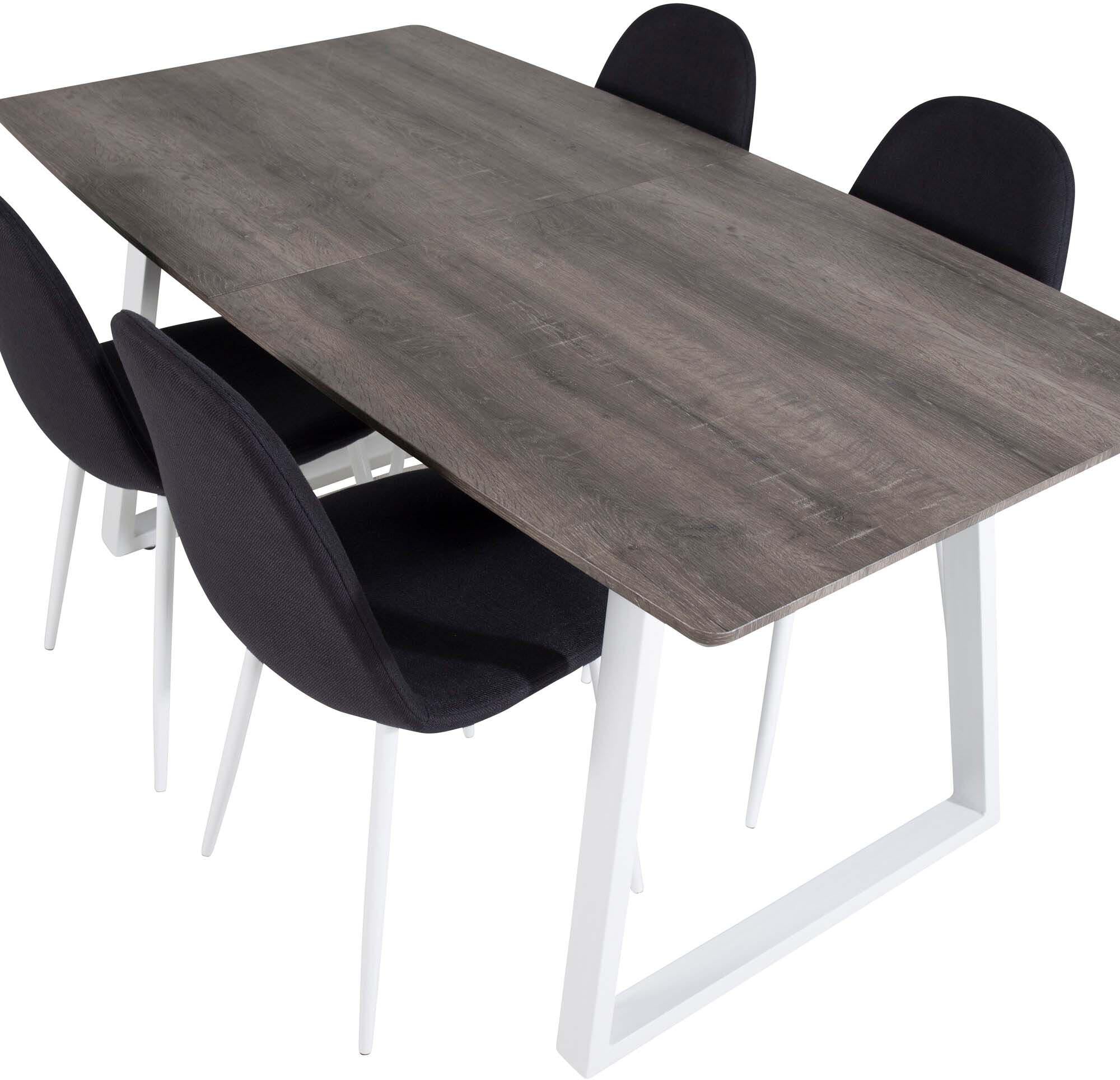 Entdecken Sie das Inca Esszimmerset (Polar) von Venture Home: Stilvolles, erweiterbares Design für gemütliche Abende und besondere Anlässe.