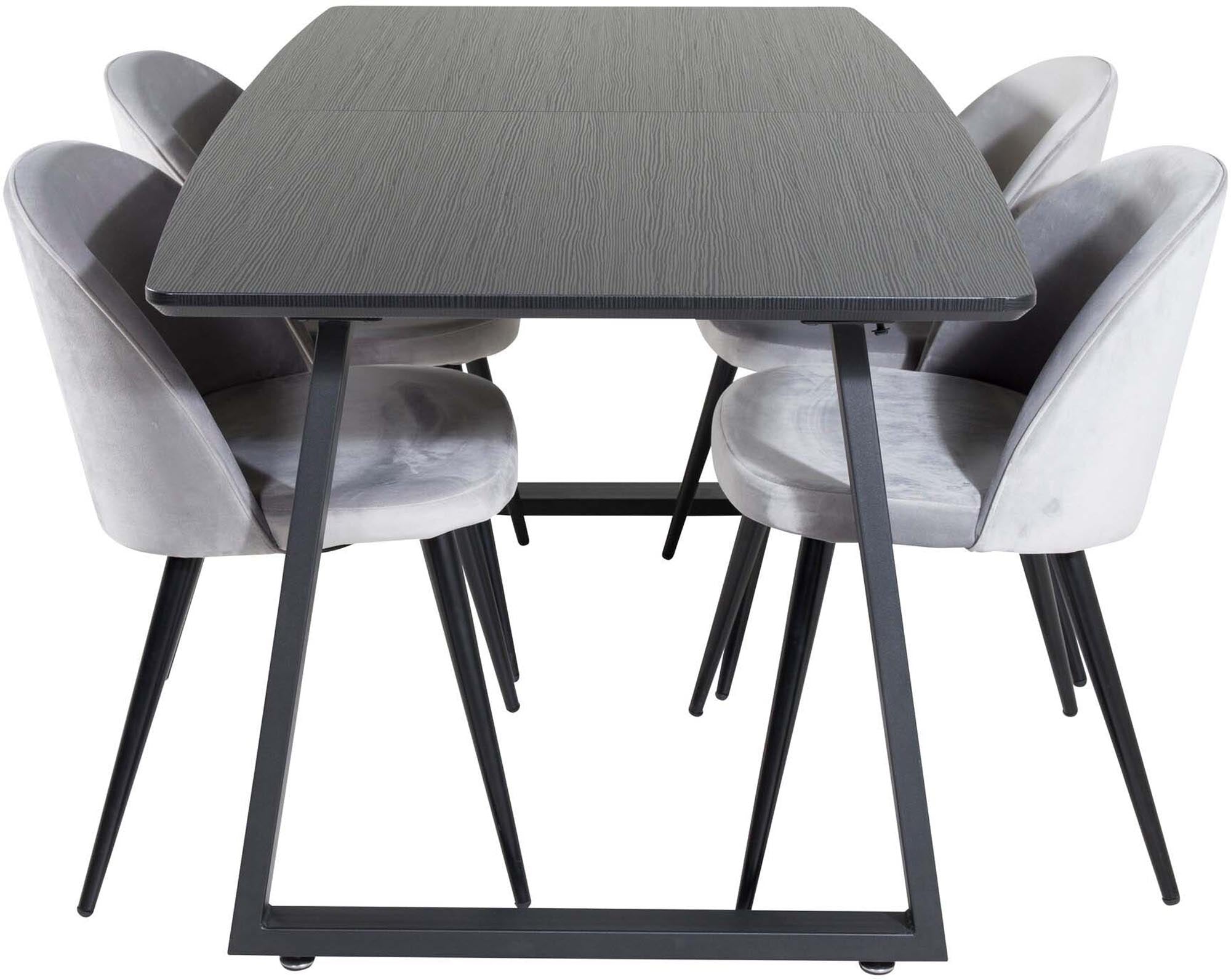 Elegantes Inca Esszimmerset: Ausziehbar, samtig, für stilvolle Abende.