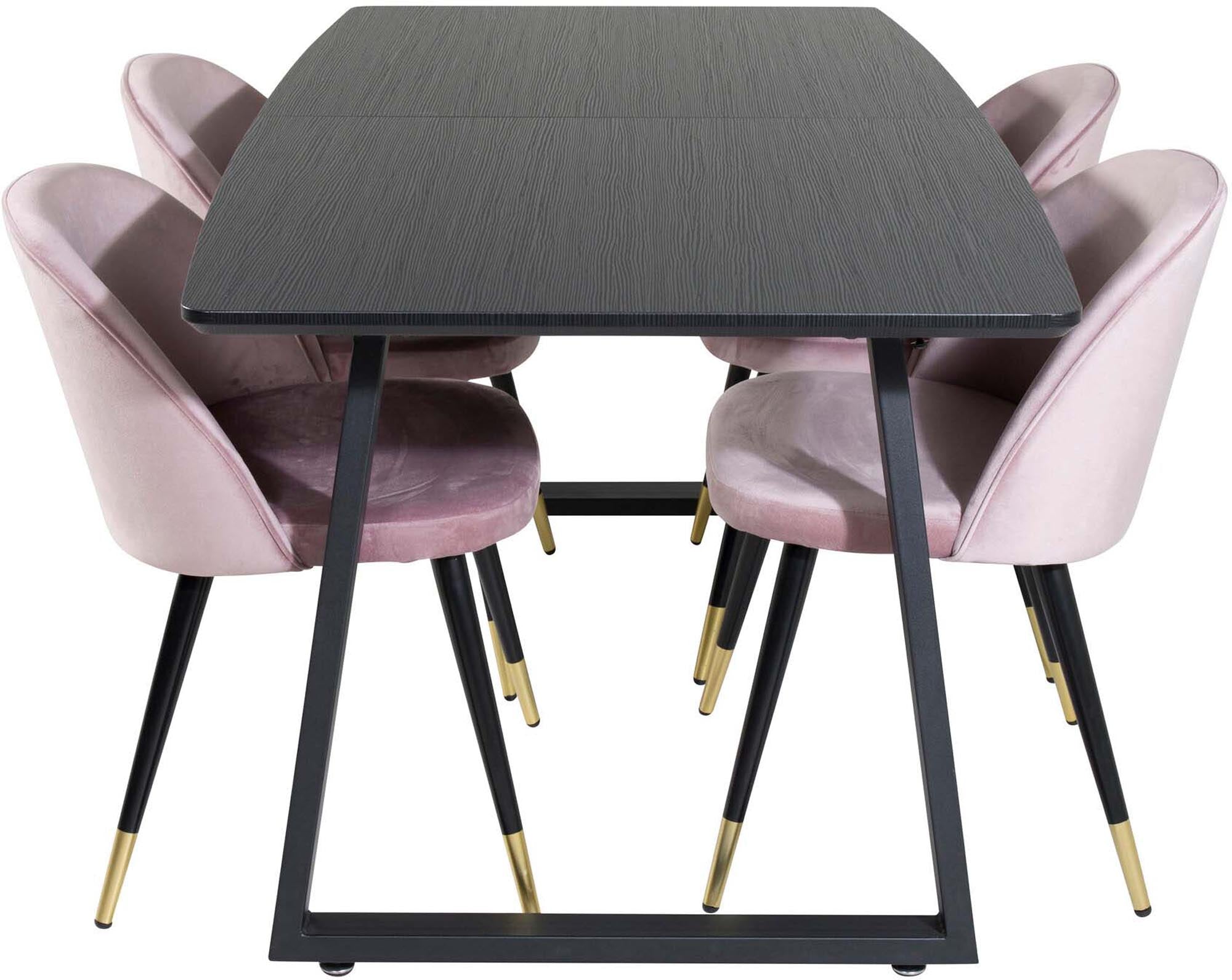 Inca Esszimmerset: Ausziehbar, samtig, für stilvolle Dinnerabende.